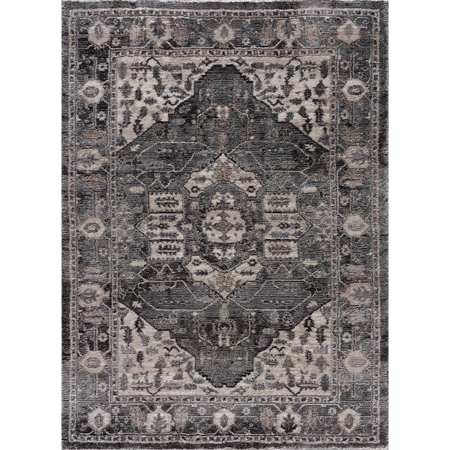 United Weavers Portsmouth Originality Grey Area Rug 53 x 72”