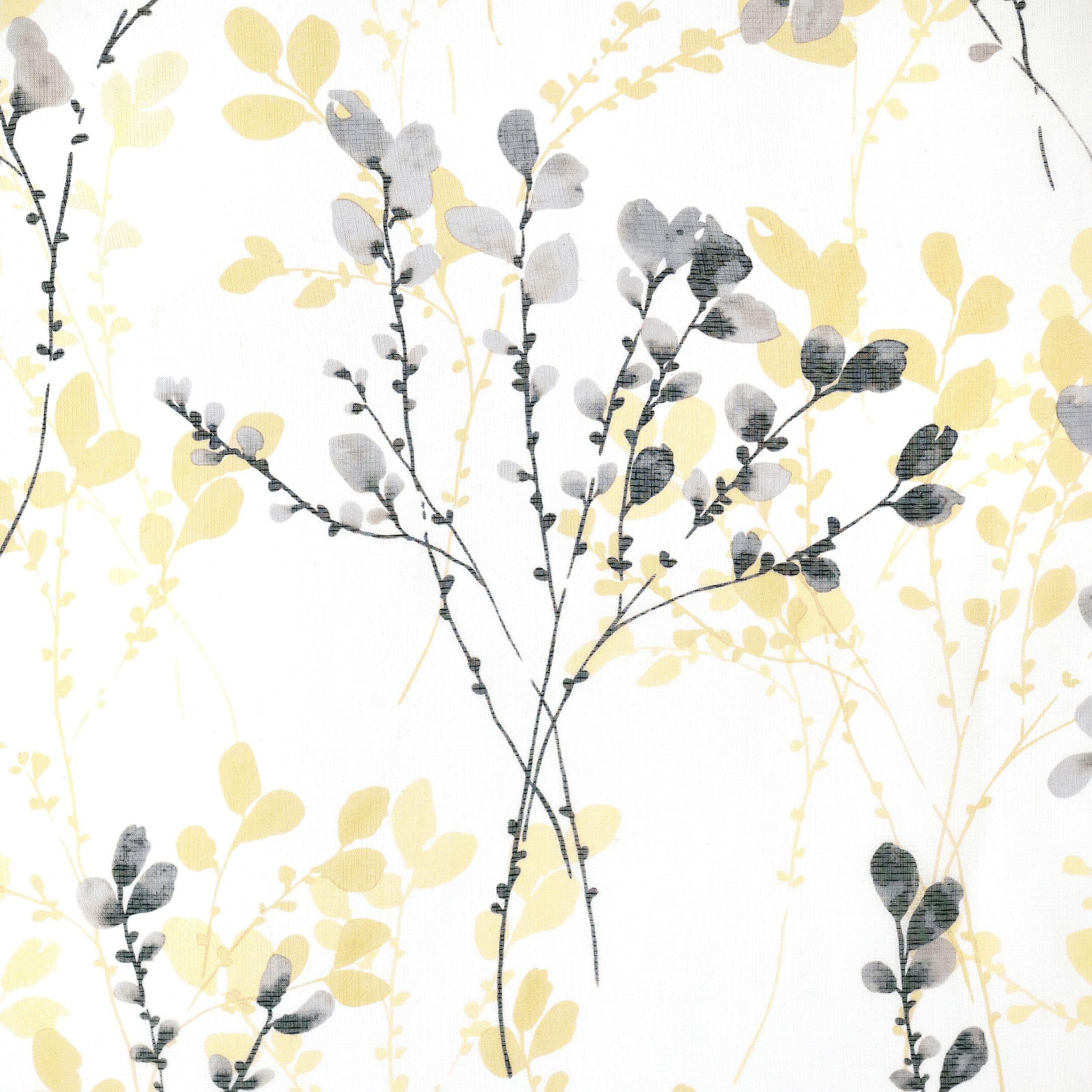 Misty Back Tab Window Curtain Panel - 52x84 - Maize