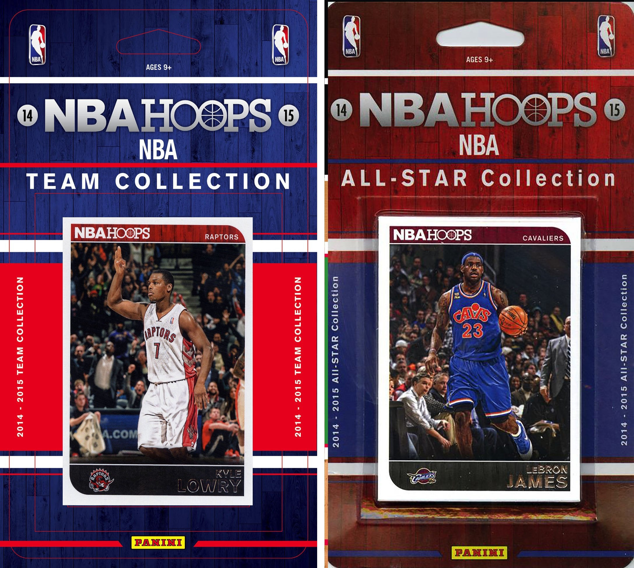 NBA Toronto Raptors Licensed 2014-15 Hoops Team Set Plus 2014-15 Hoops All-Star Set