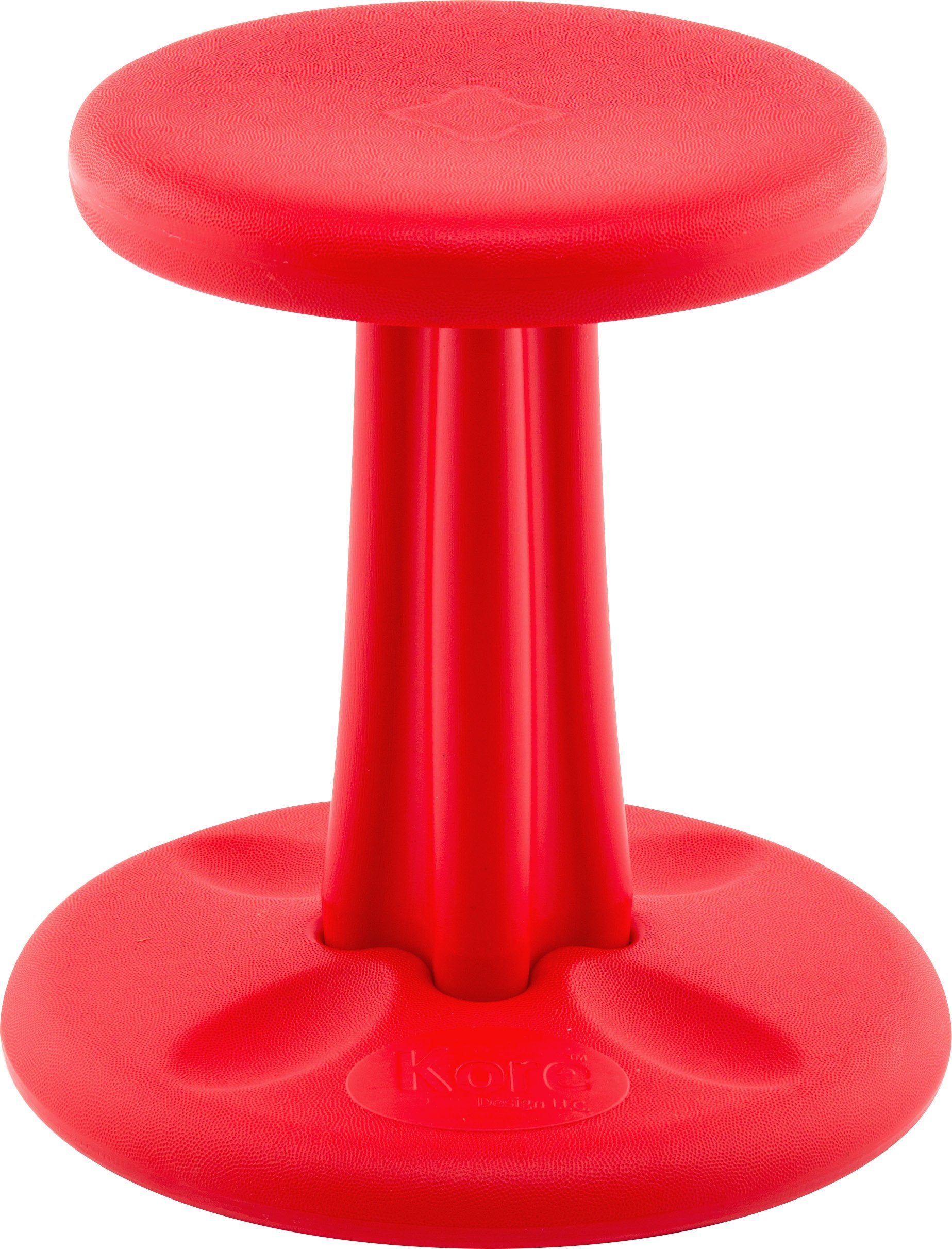 Kore Kids Wobble Chair - Flexible Seating Stool For Classroom & Elementary School, Add/Adhd - Made In The Usa - Age 6-7, Grade 1