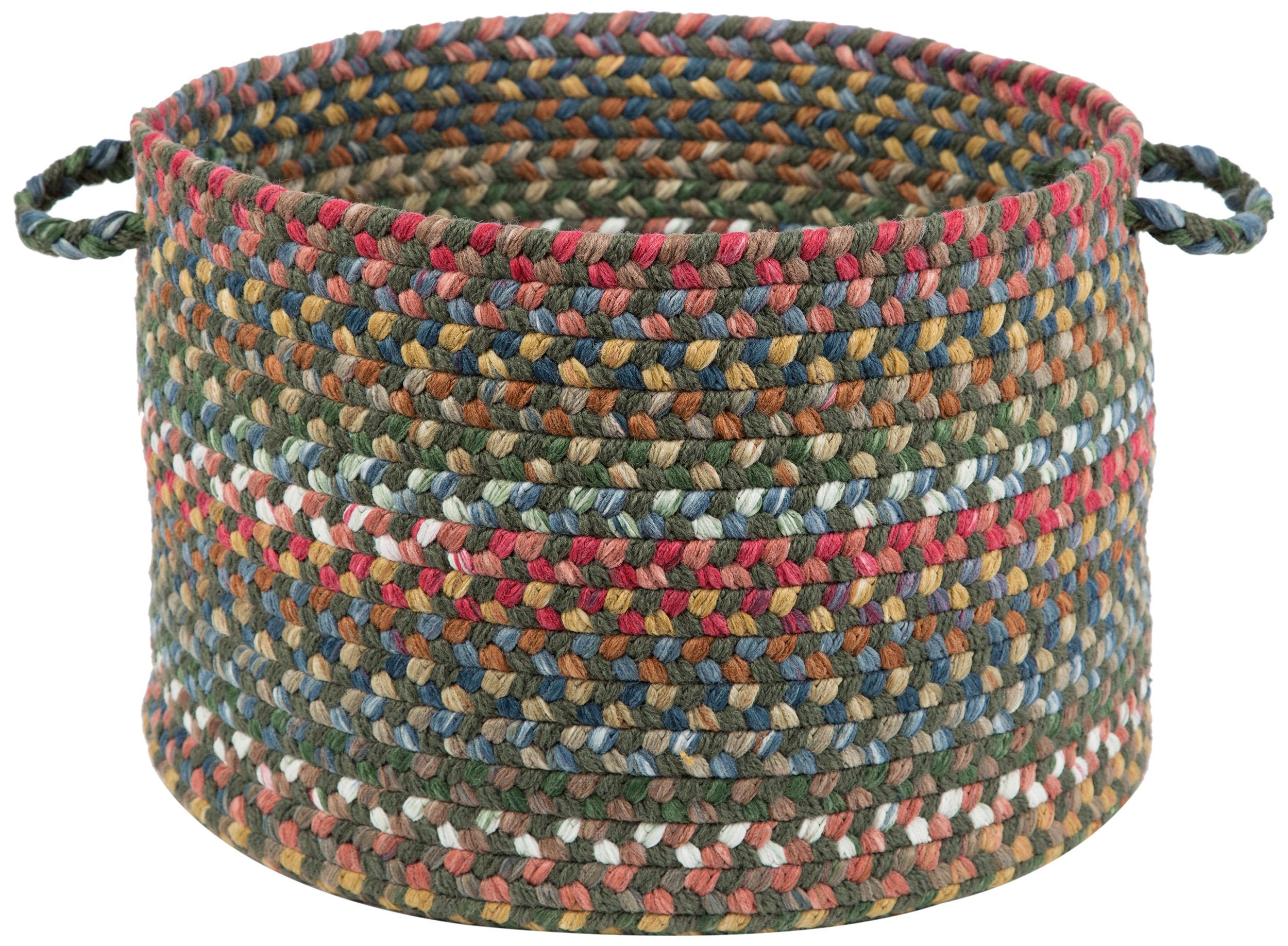 Rhody Rug CJ25B018X012 Braided Area Rugs, Emerald, 18 x 12""