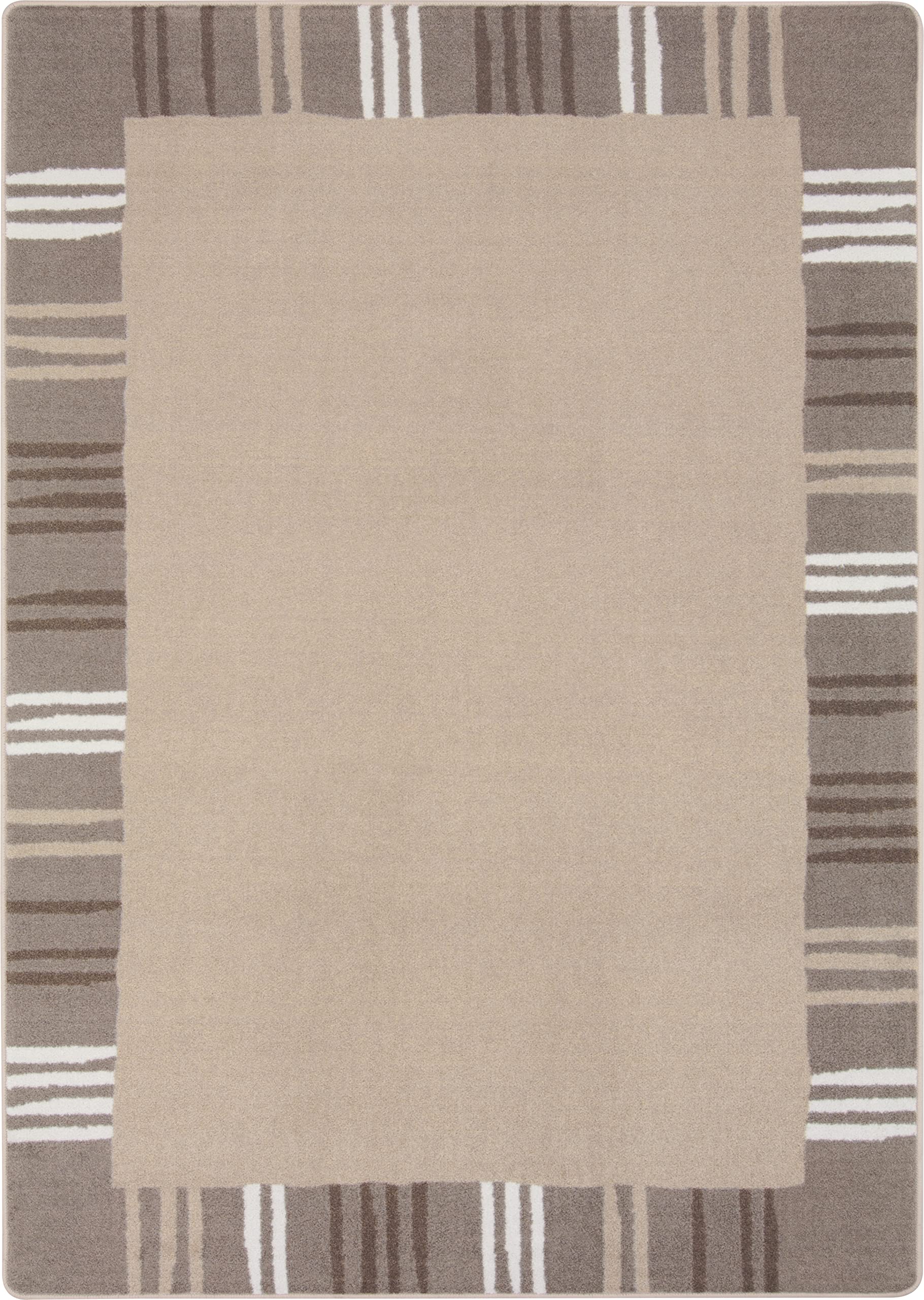 Seeing Stripes 109 x 132??area rug in color Neutral