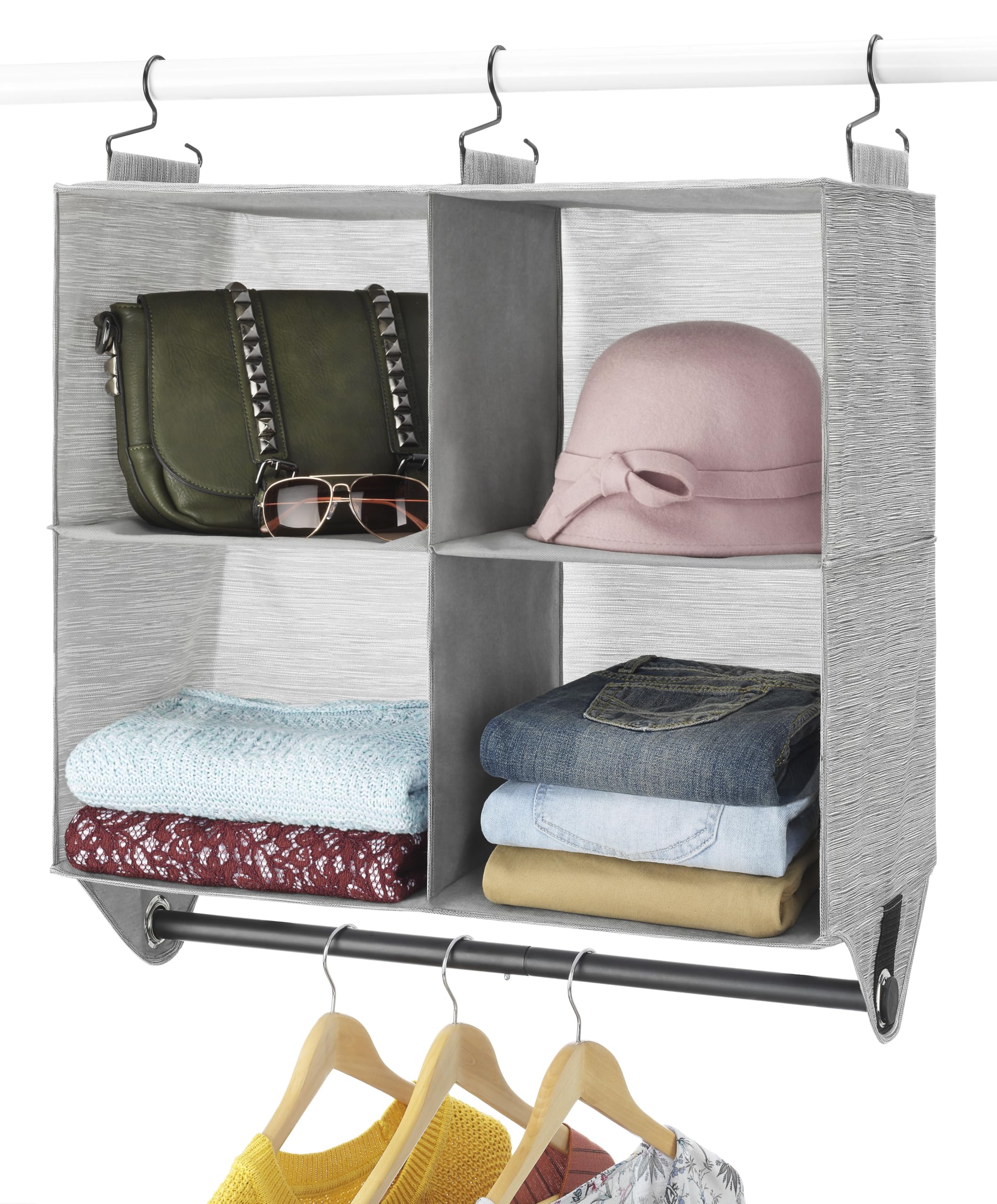 CLOSET ORGANZ 4-SECTION (Pack of 1)
