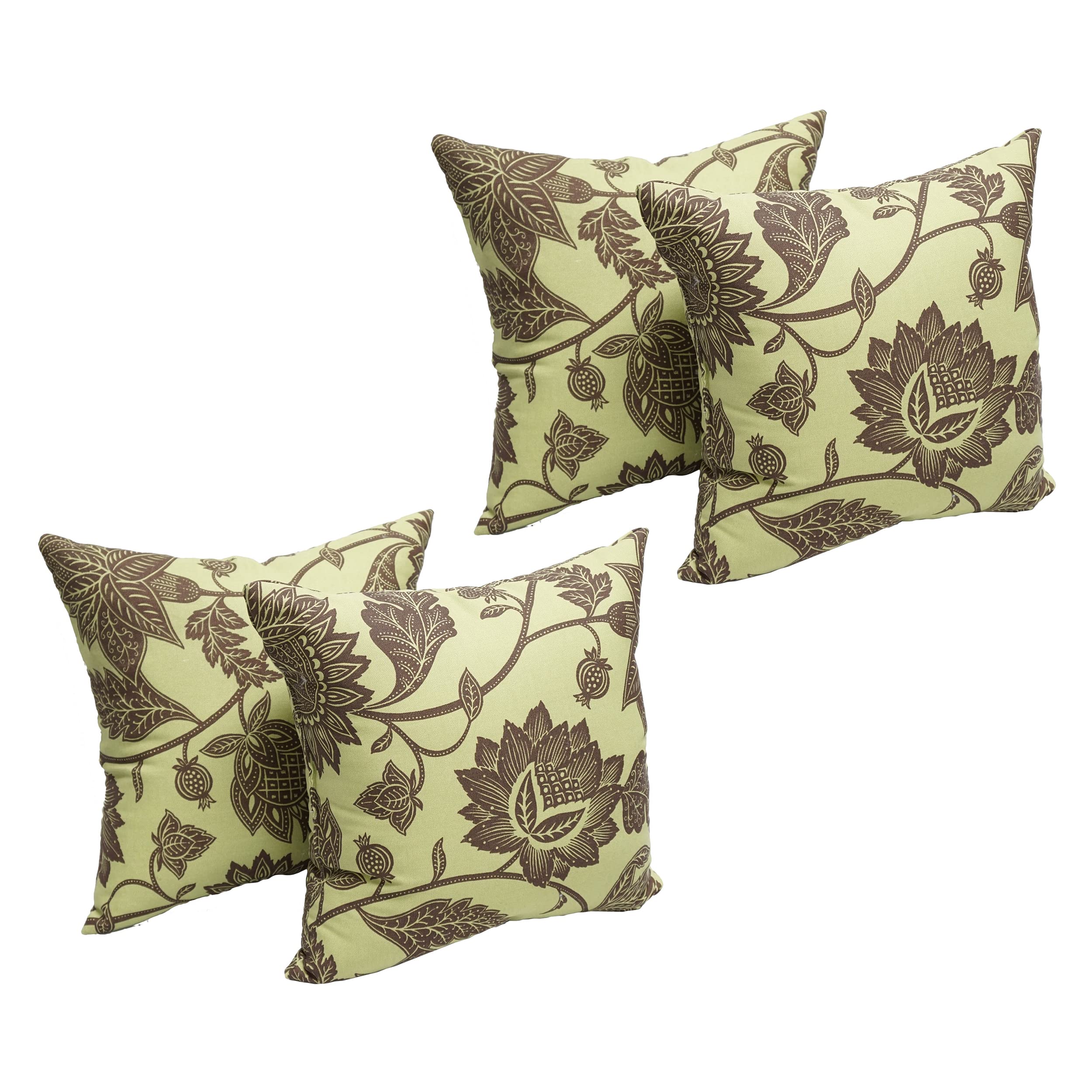 17-inch Square Polyester Outdoor Throw Pillows (Set of 4)