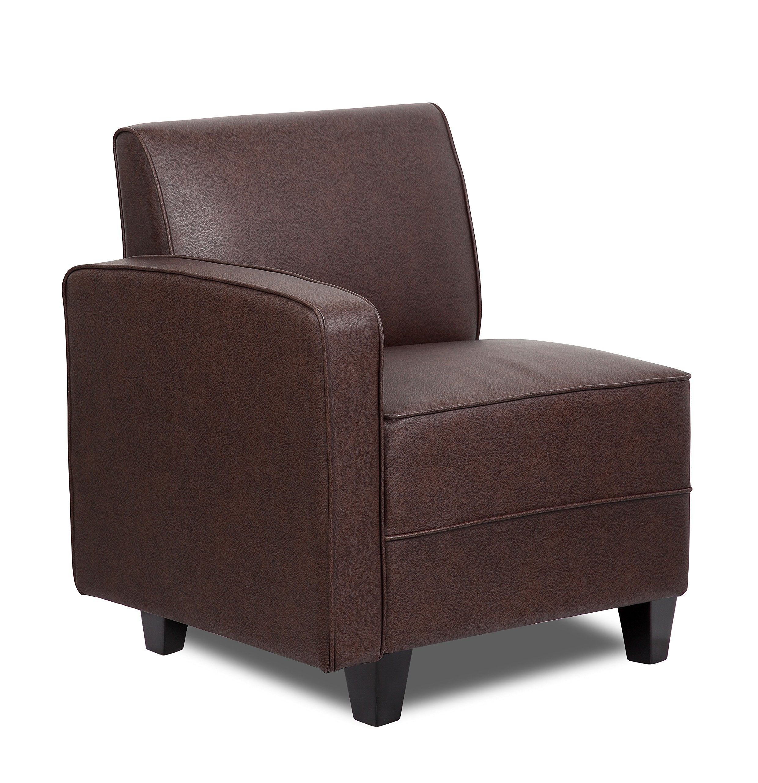 Boss Bomber Brown Sectional Sofa Right Arm