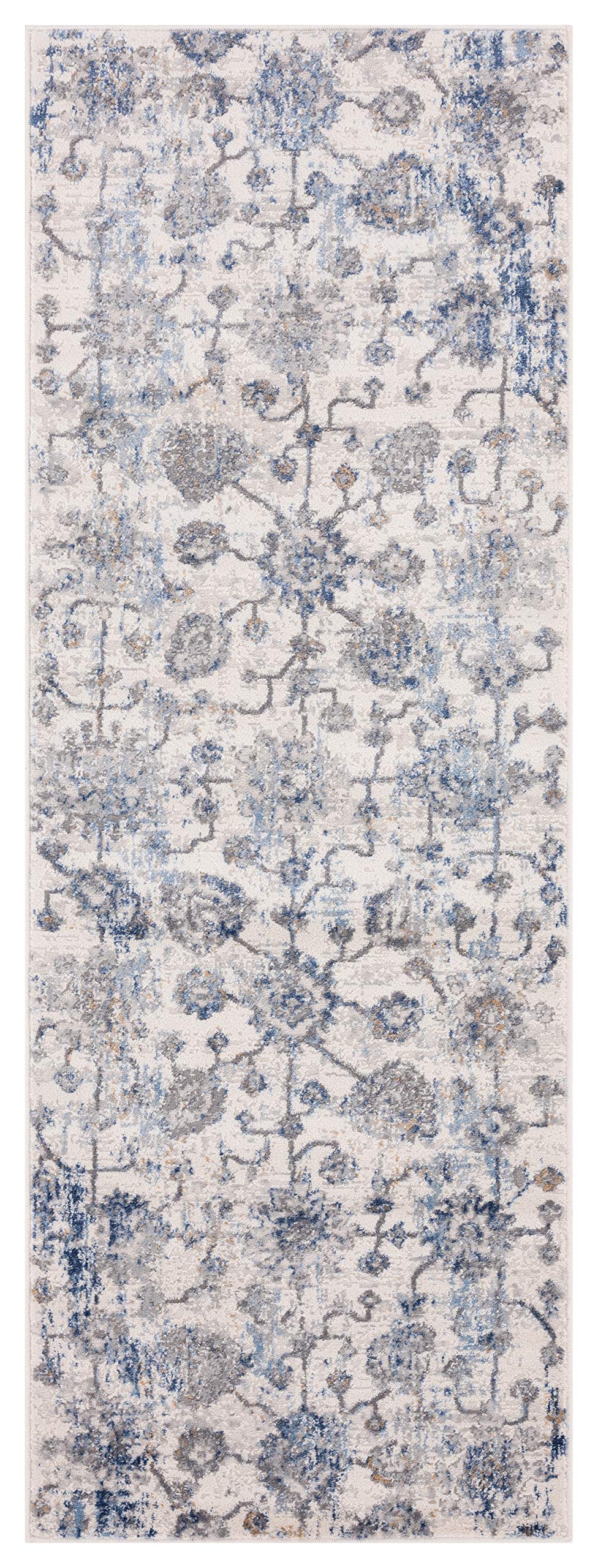 United Weavers Austin Heirloom Blue Runner Rug 27 x 74”