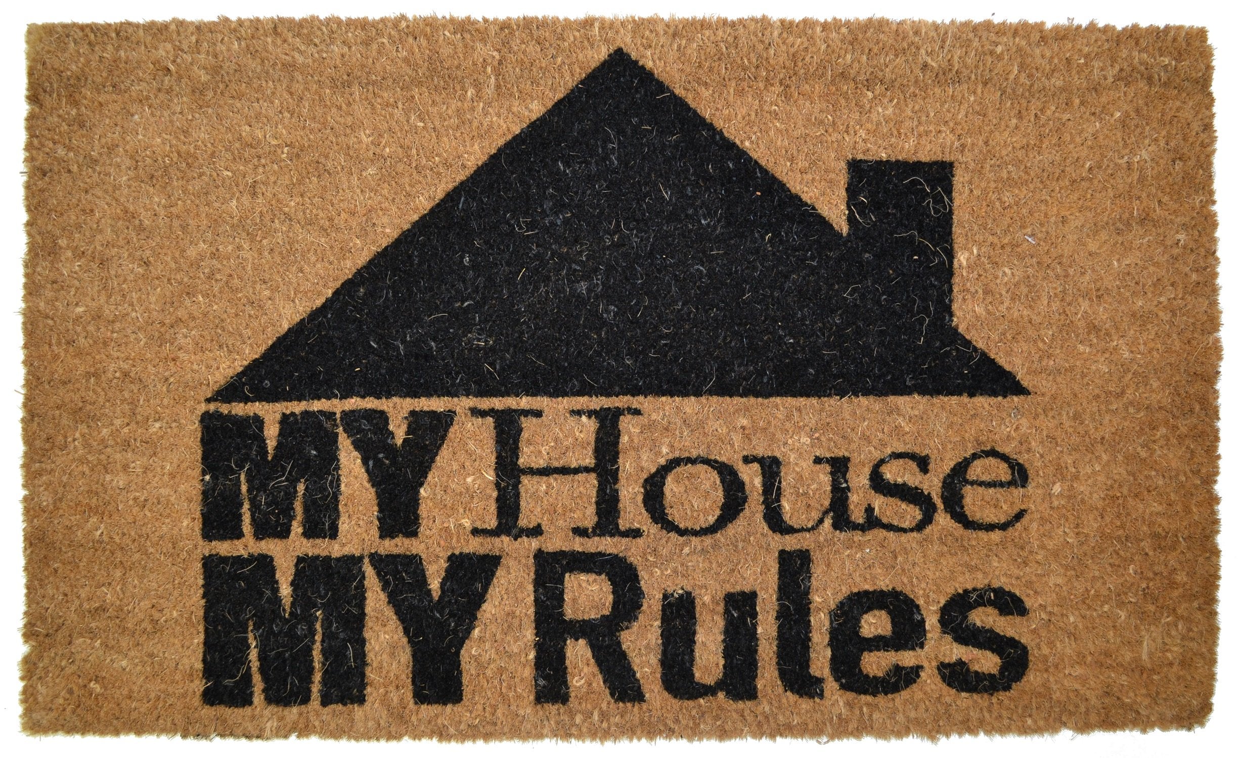 My House My Rules Brown, Black -561PVC