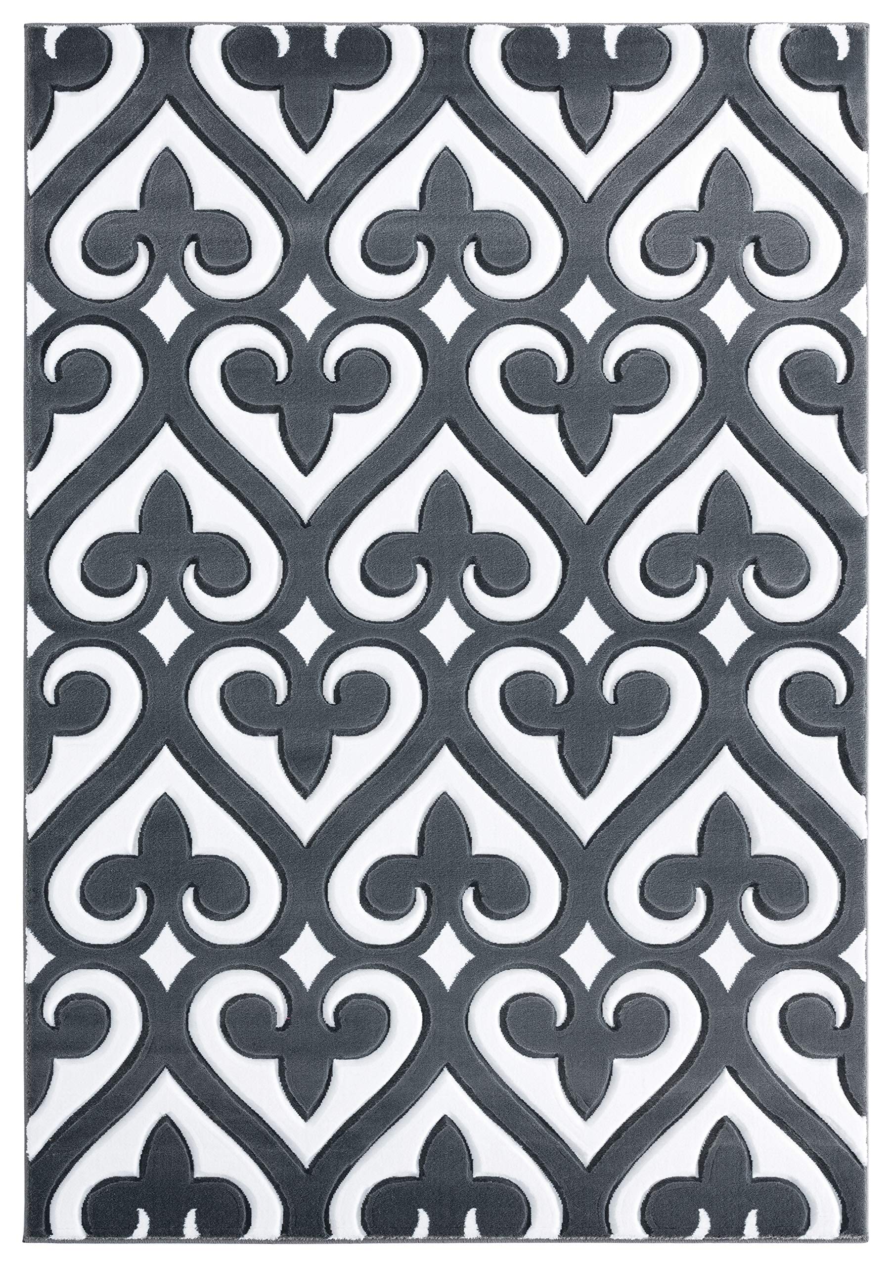 United Weavers Bristol Heartland Grey Area Rug 53 x 76