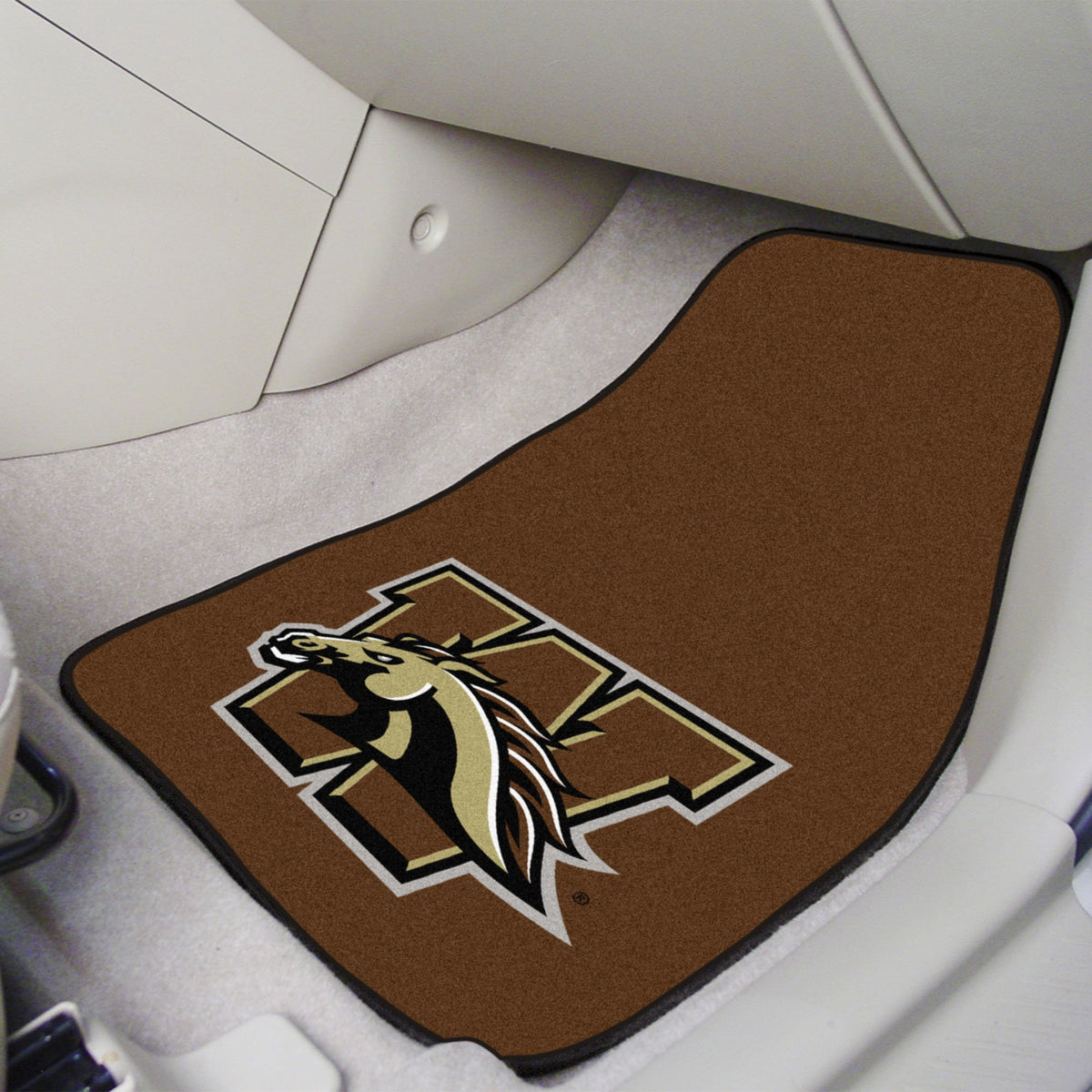 Front Car Mats - Set Of 2 - Western Michigan University