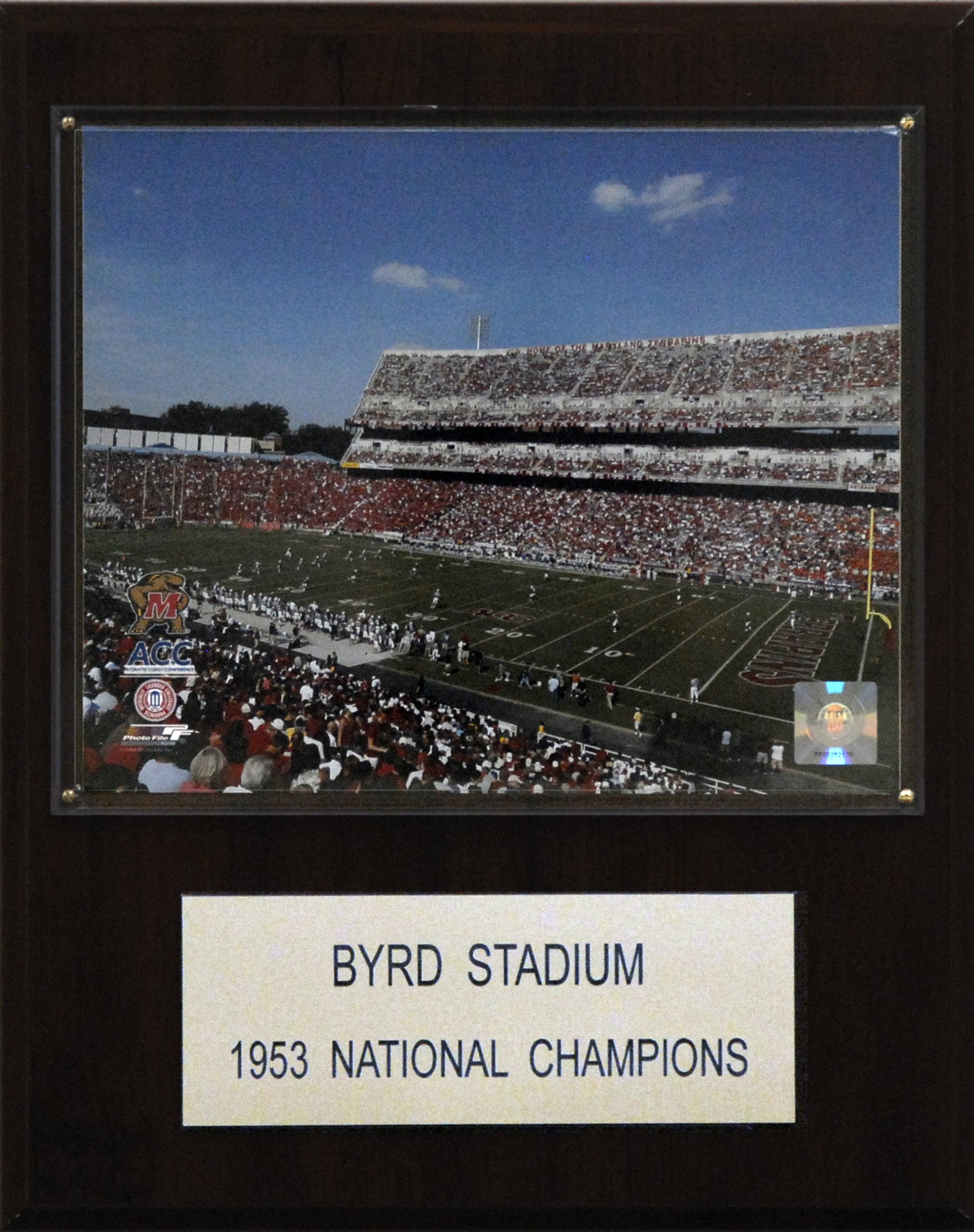 NCAA Football 12x15″ Byrd Stadium Stadium Plaque