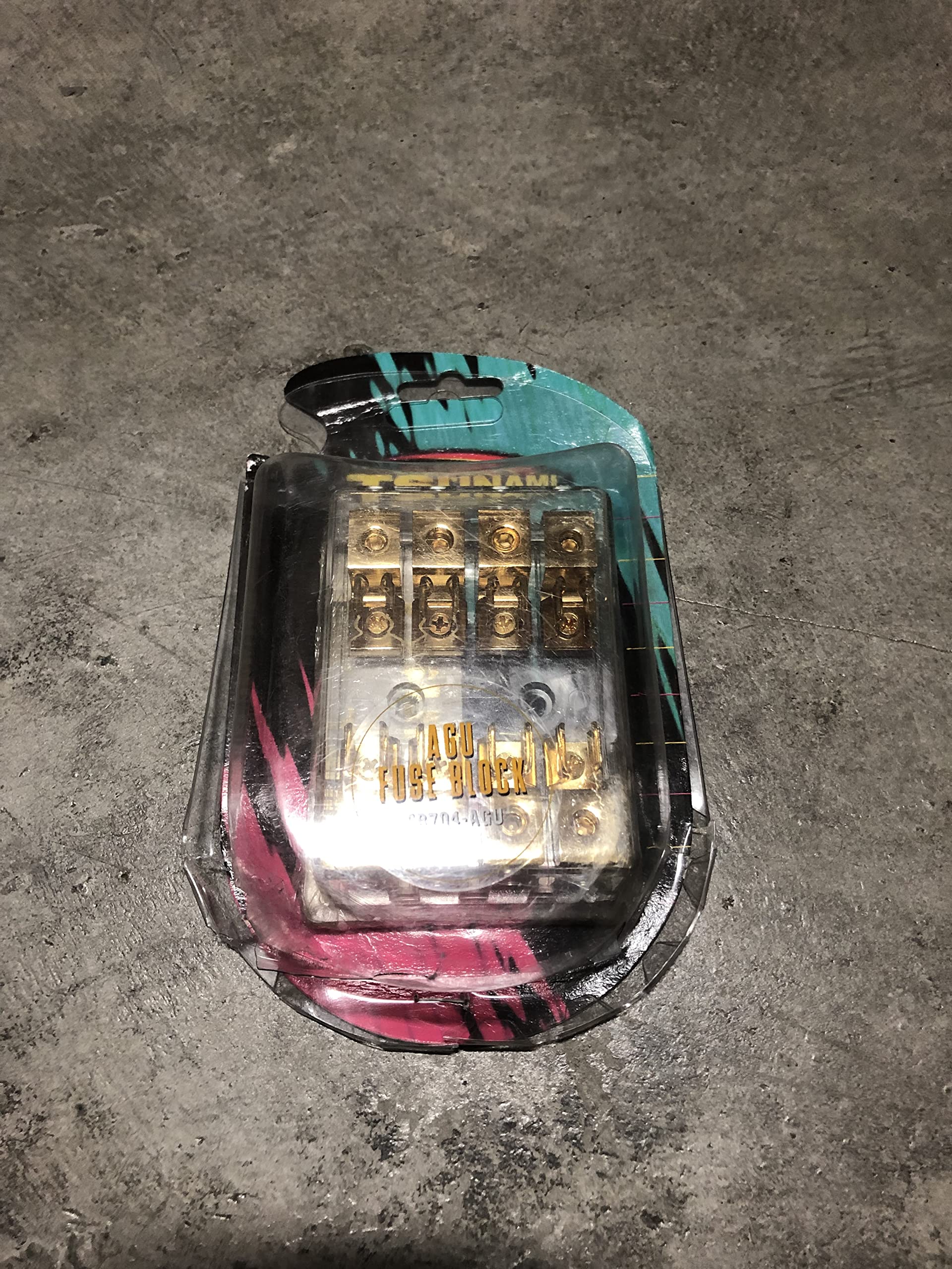 4 POSITION 8 GAUGE AGU FUSE BLOCK