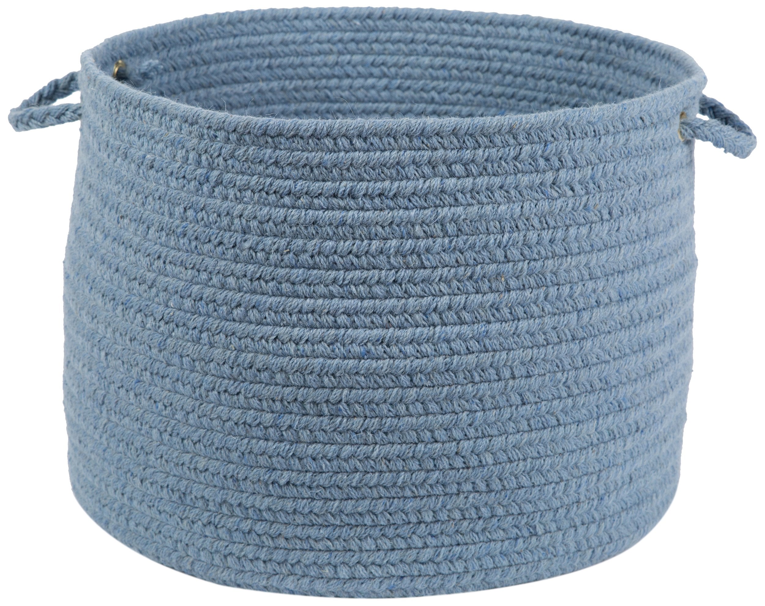 Rhody Rug S103B018X012 Braided Area Rugs, Blue Bonnet, 18 x 12""