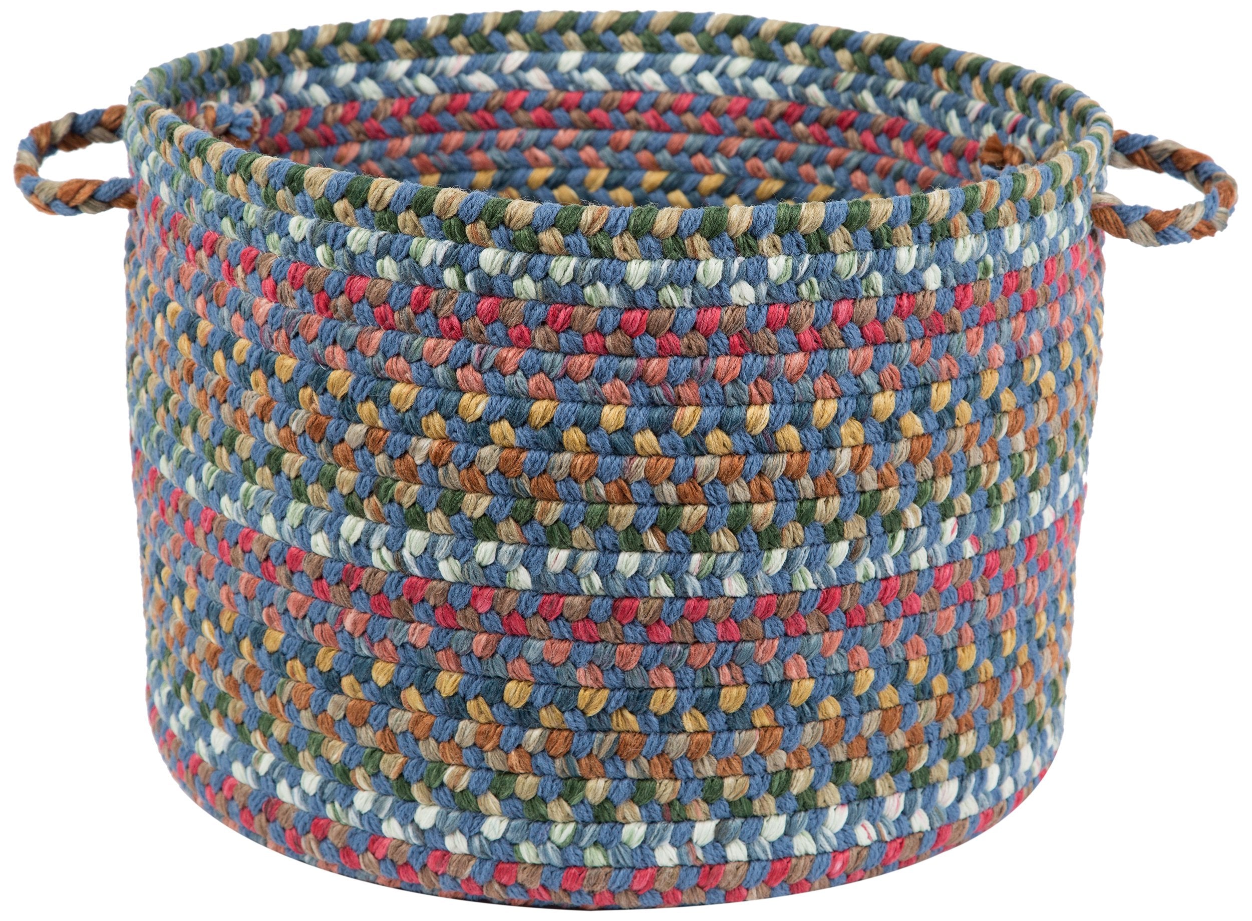 Rhody Rug CJ95B018X012 Braided Area Rugs, Sapphire, 18 x 12""