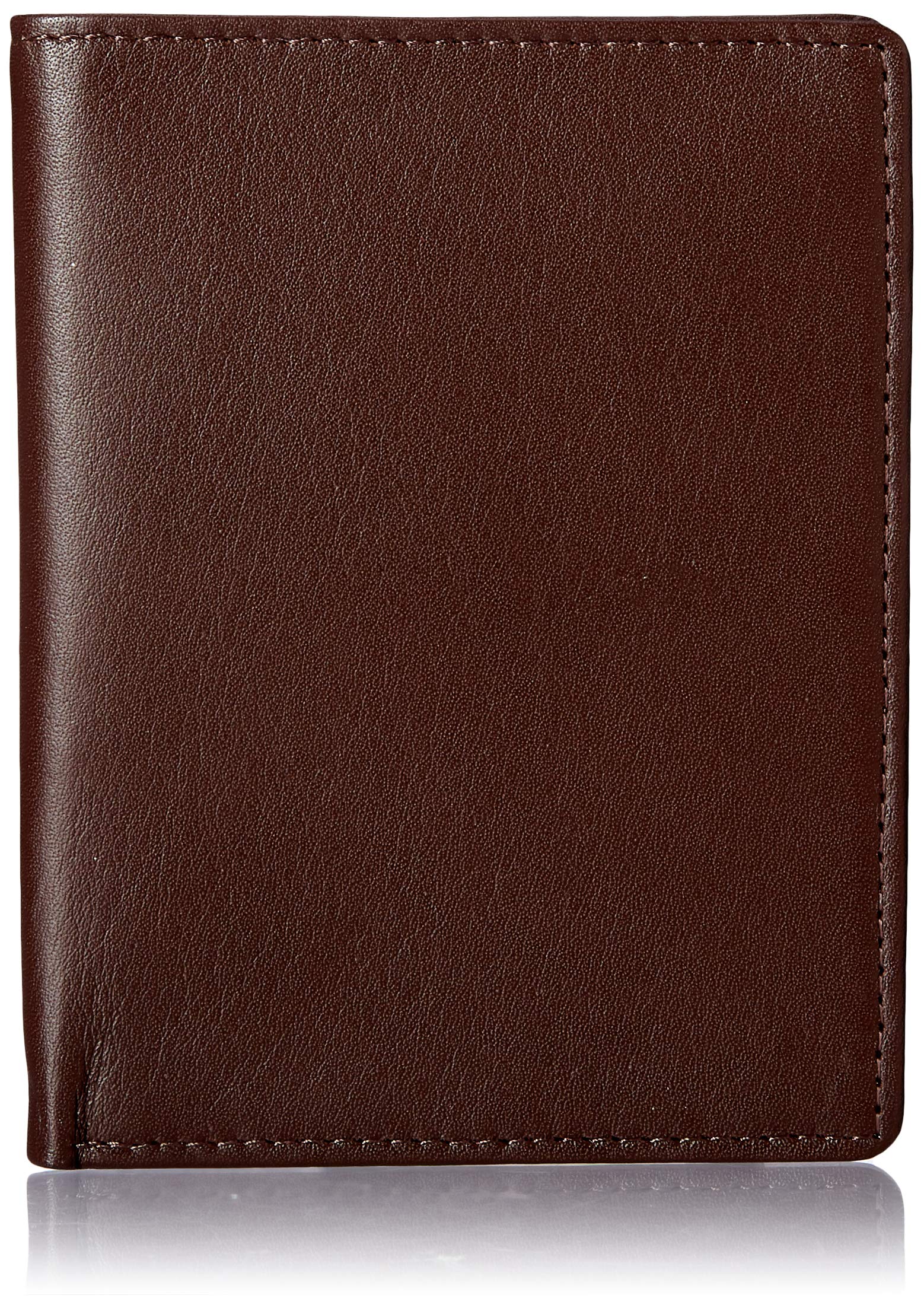 Royce Leather RFID Blocking Bifold Passport Currency Travel Wallet in Genuine Leather