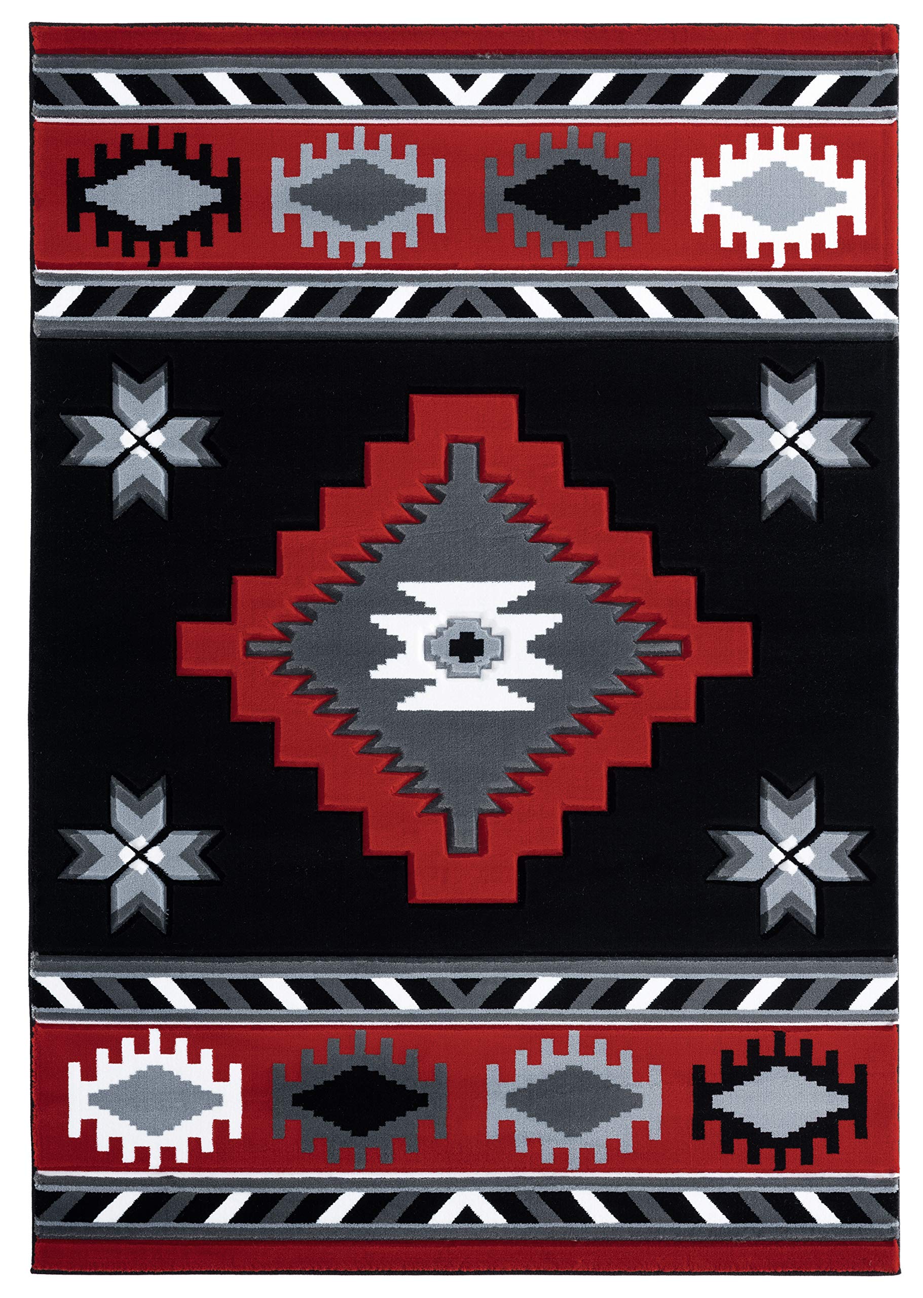 United Weavers Bristol Caliente Red Area Rug 710 x 106