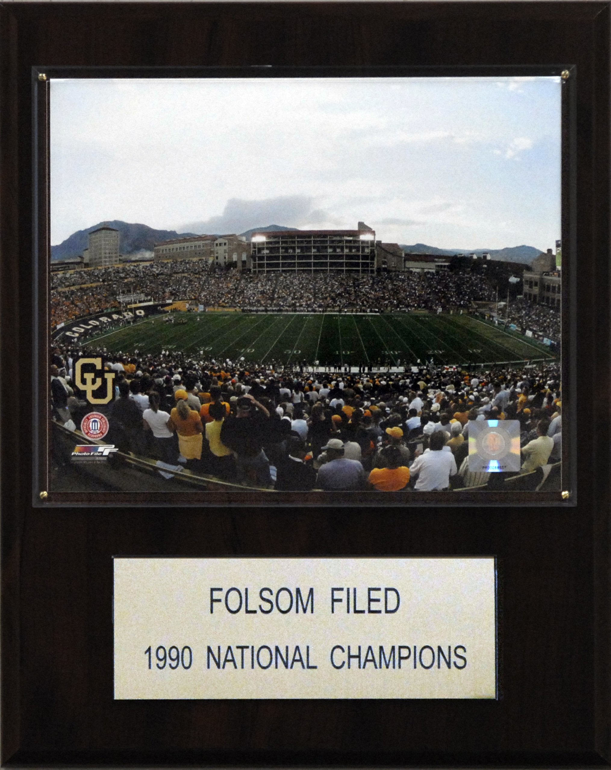 NCAA Football 12x15″ Folsom Field Stadium Plaque