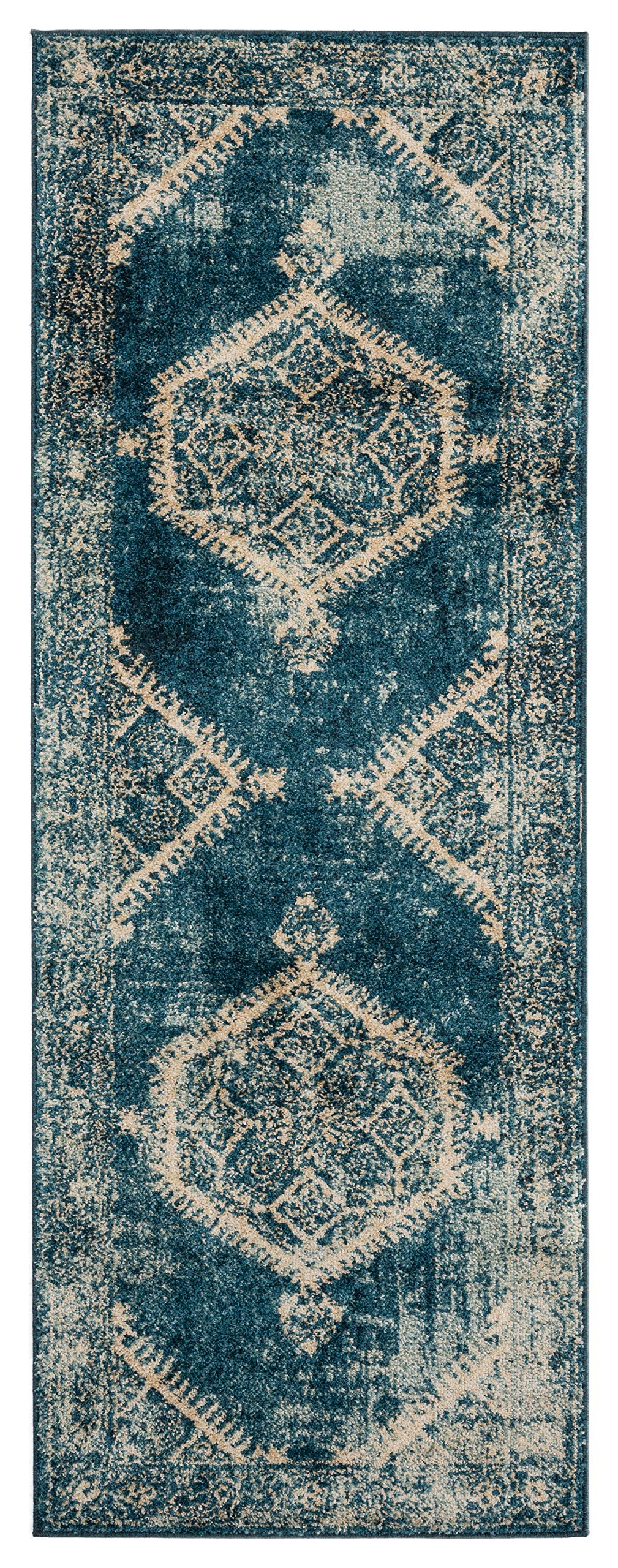 United Weavers Marrakesh Malek Cerulean Runner Rug 27 x 72