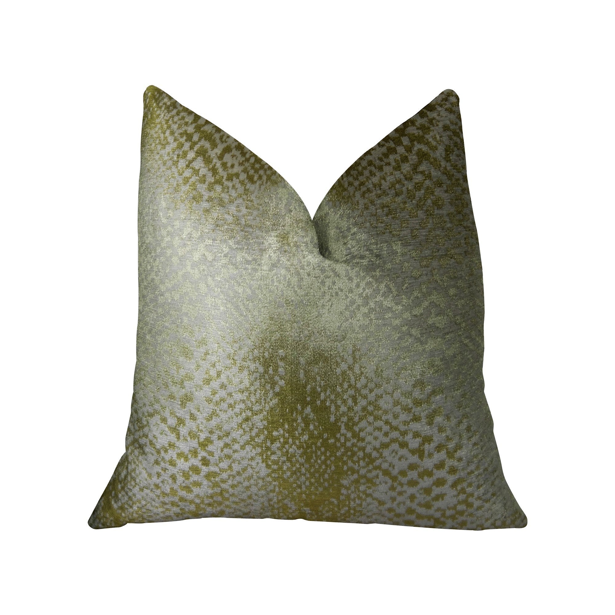 Plutus Brands Plutus Hidden World Gold Handmade Throw Pillow, 20 x 26" Standard"