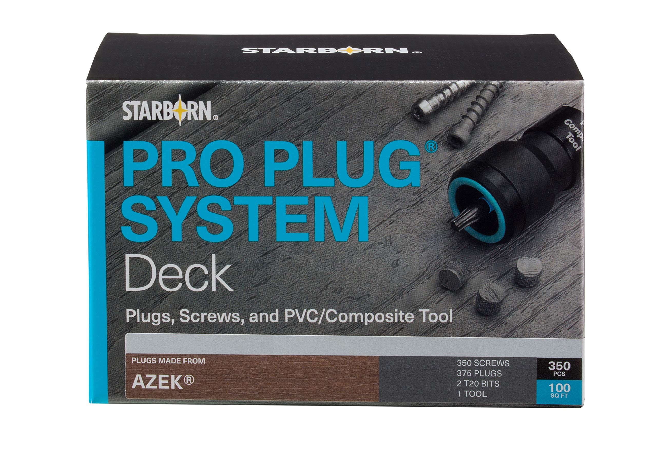 DECKKIT10X2-3/4BRN 350PC (Pack of 1)