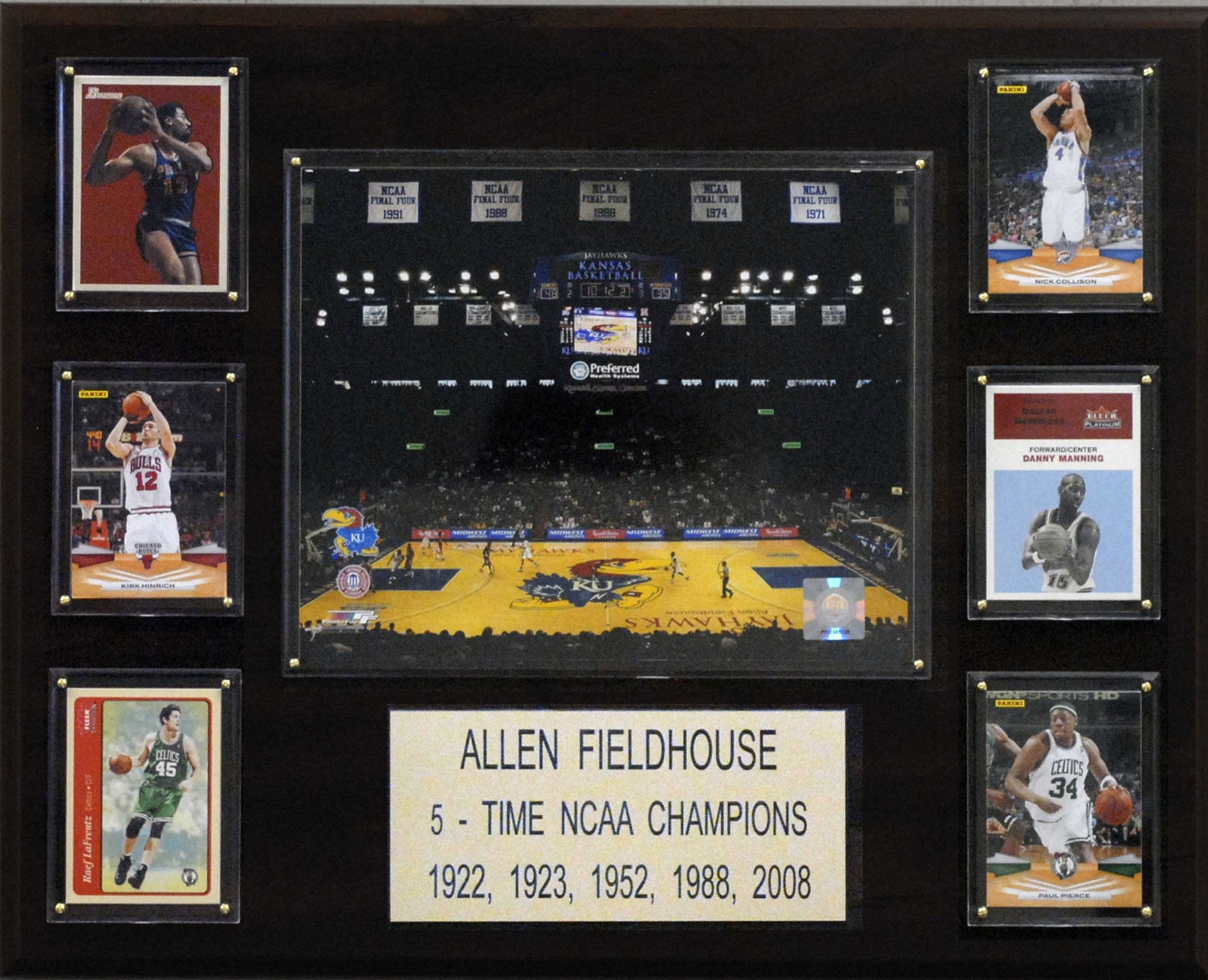 NCAA Basketball 16x20″ Allen Fieldhouse Arena Plaque