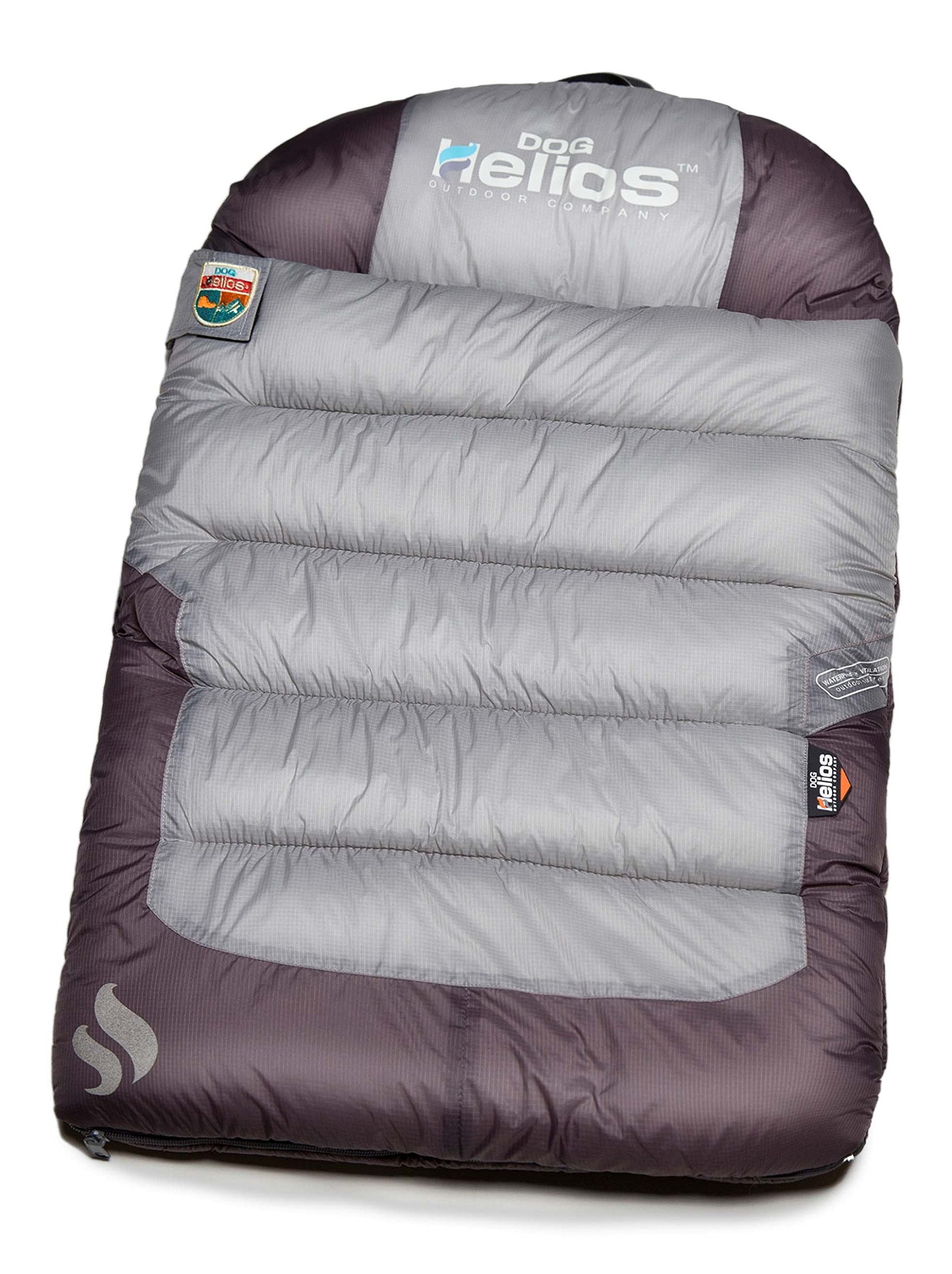 Helios Trail-Barker Multi-Surface Travel Dog Bed Featuring Blackshark Technology, One Size, Light Grey, Dark Grey