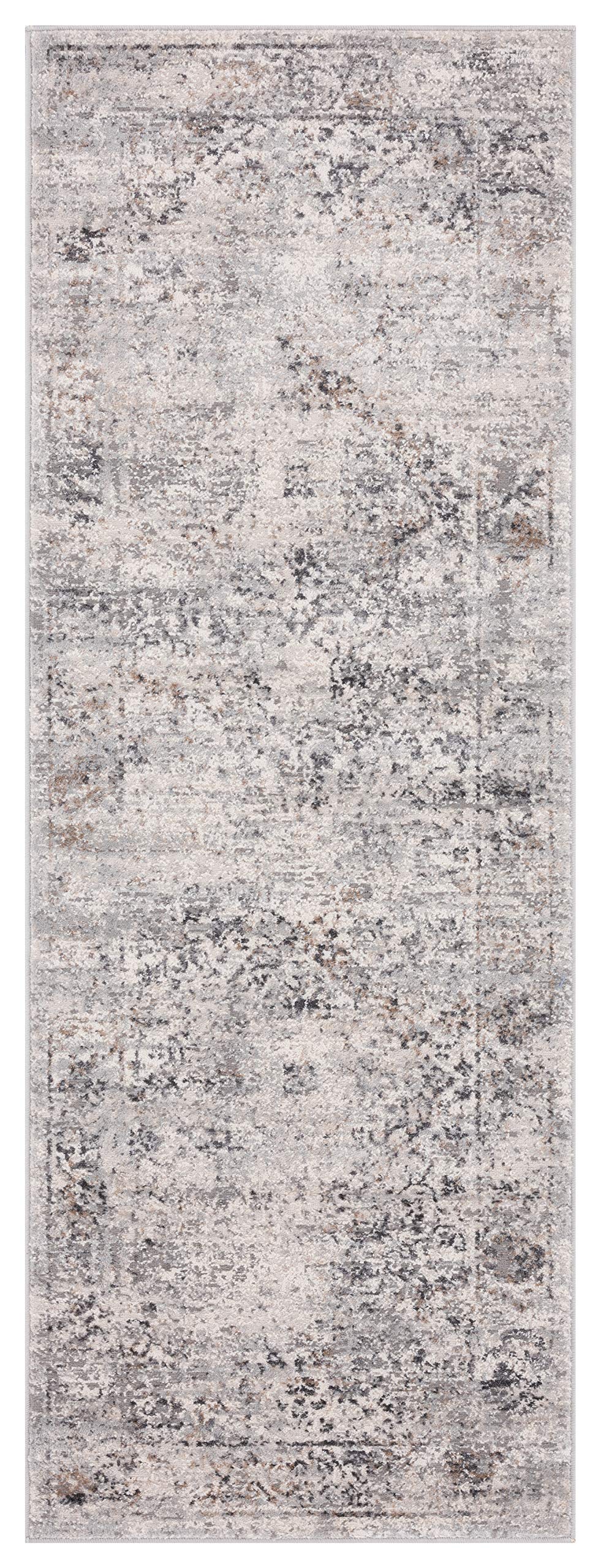 United Weavers Austin Clark Grey Runner Rug 27 x 74”