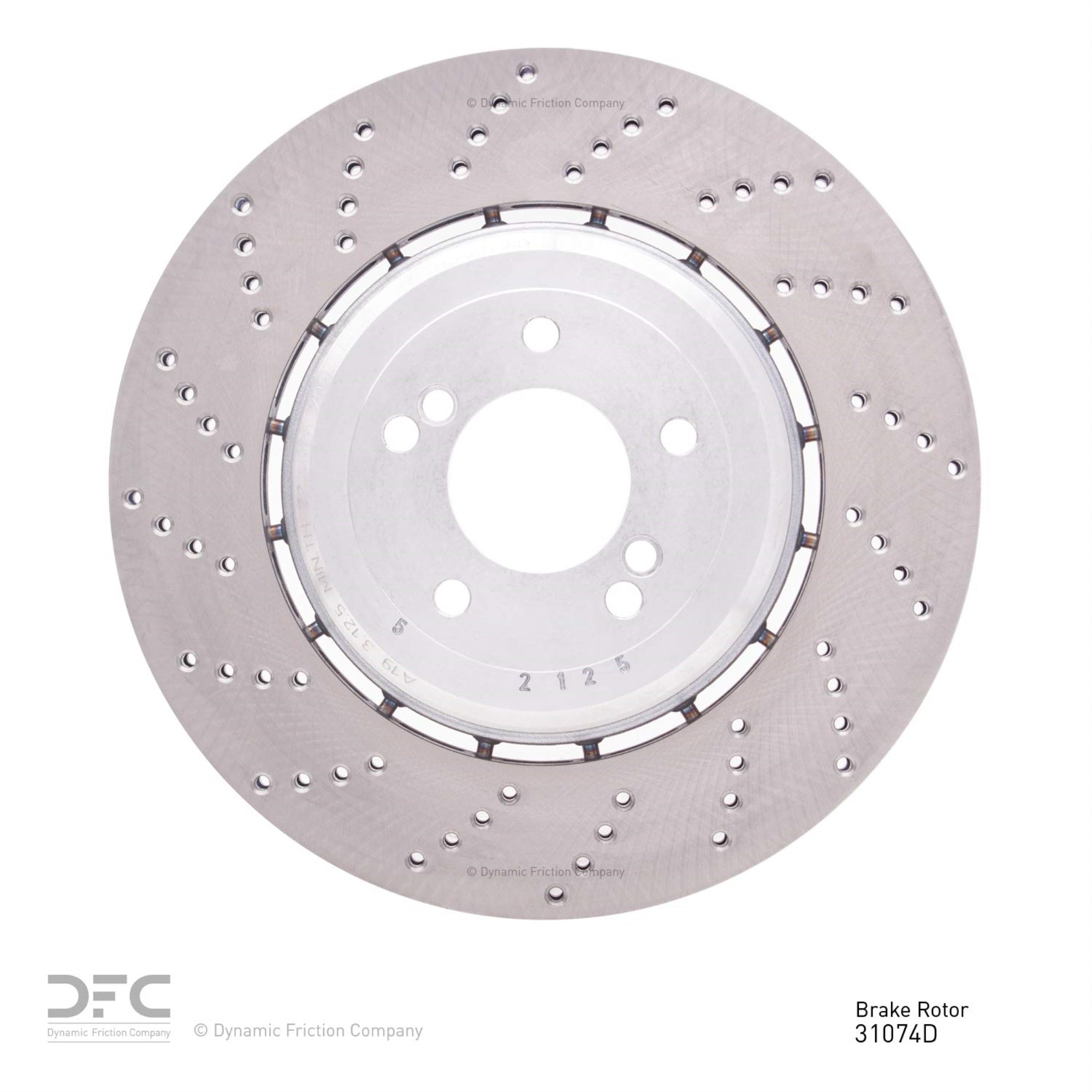 Hi-Carbon Alloy Geomet Coated Rotor - Drilled 920-31074D