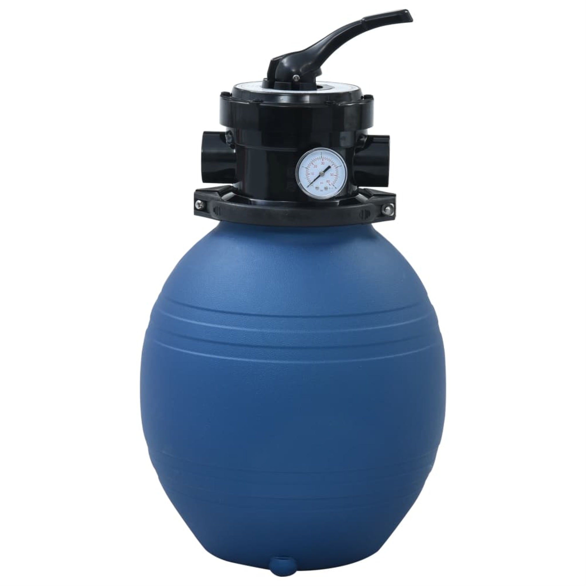 Vidaxl Pool Sand Filter With 4 Position Valve Blue 11.8'