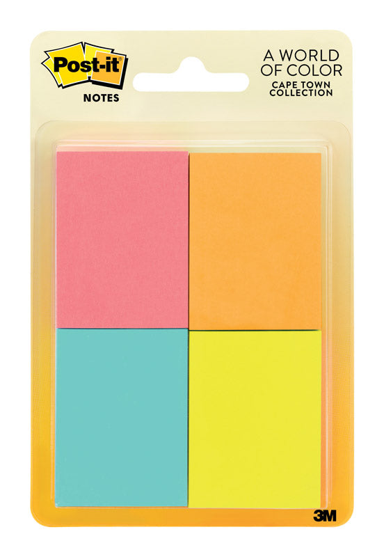 Post-It Note Neon 4Pk(Pack Of 1)