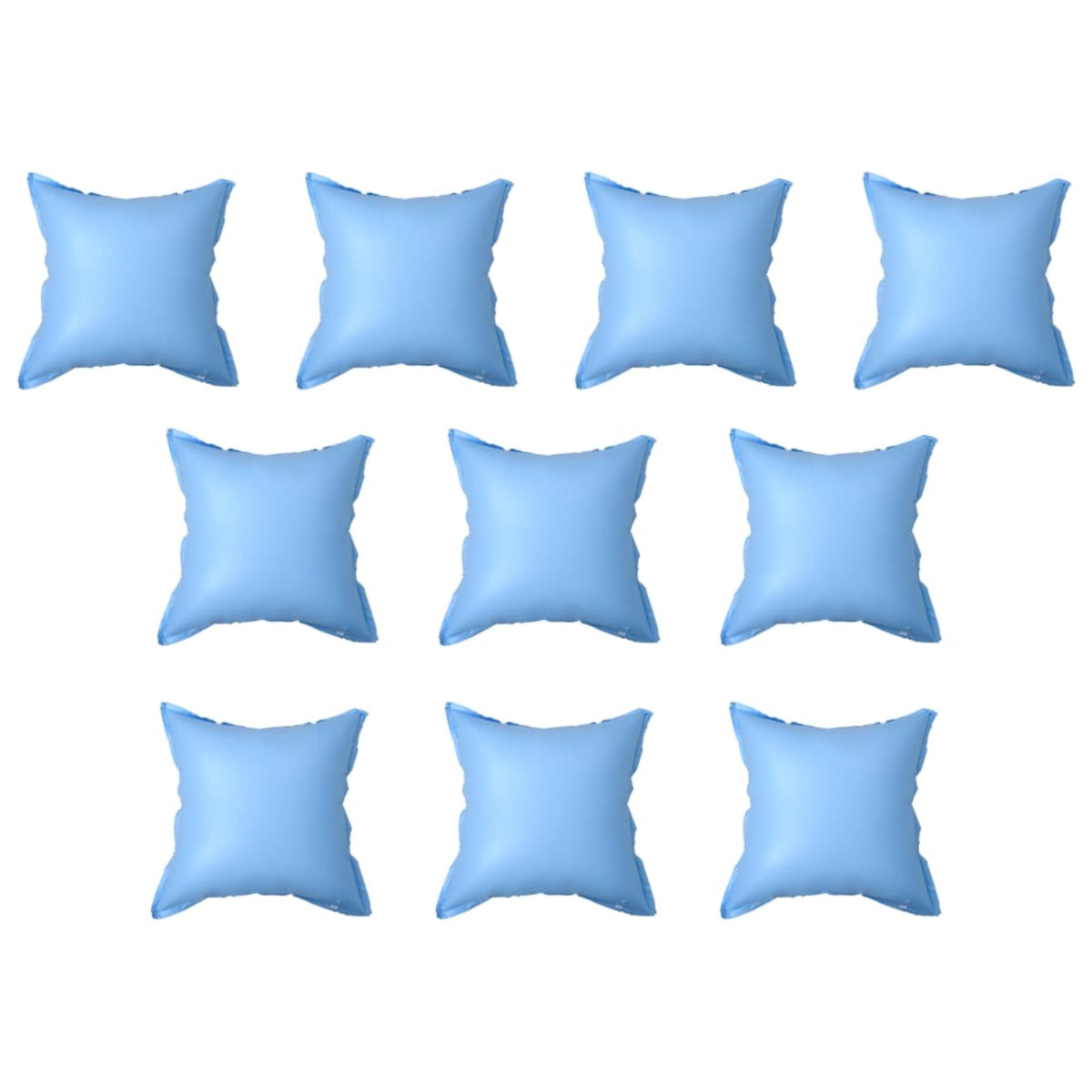 Vidaxl Inflatable Winter Air Pillows For Above-Ground Pool Cover 10 Pcs Pvc
