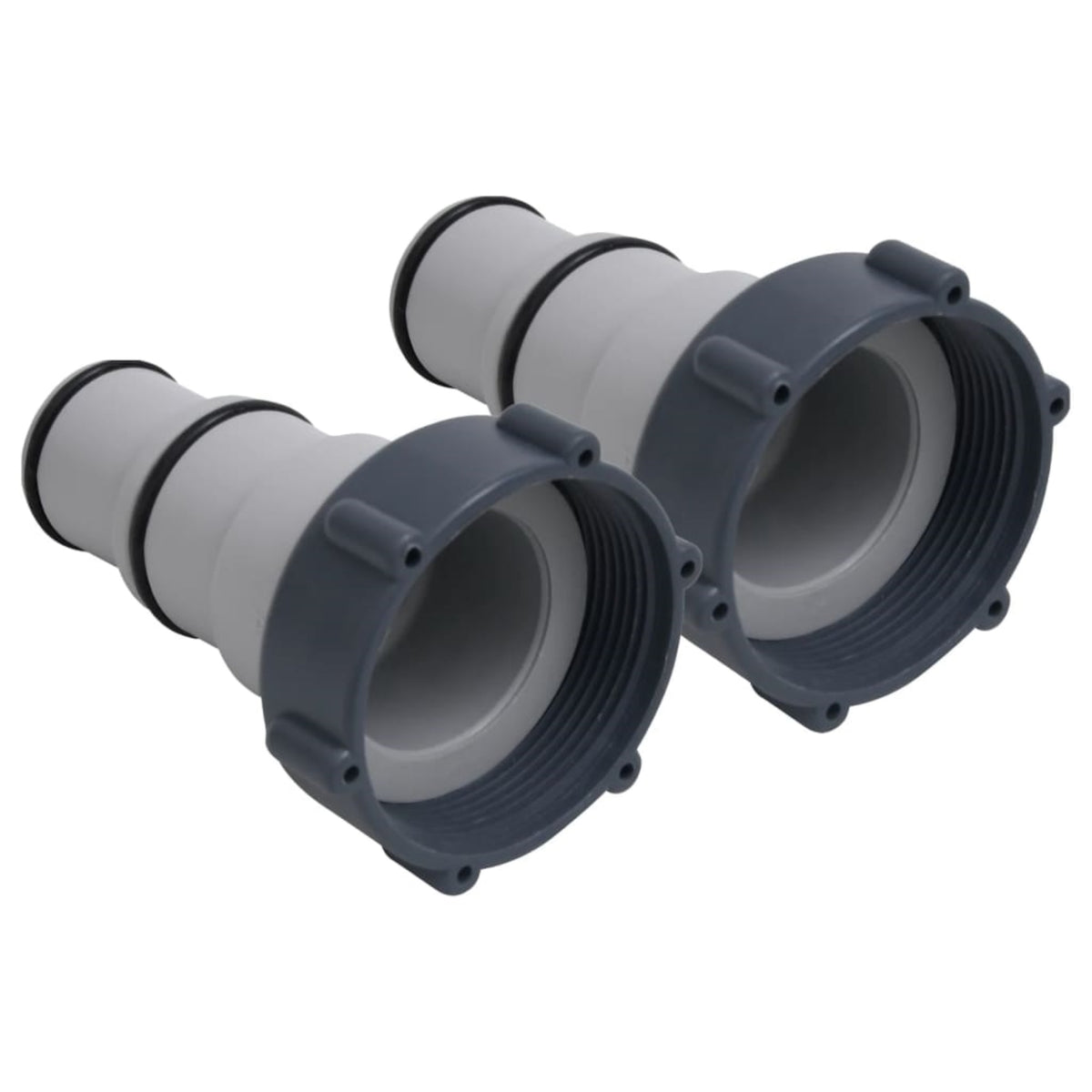 Vidaxl Pool Hose Adapters 2 Pcs Plastic