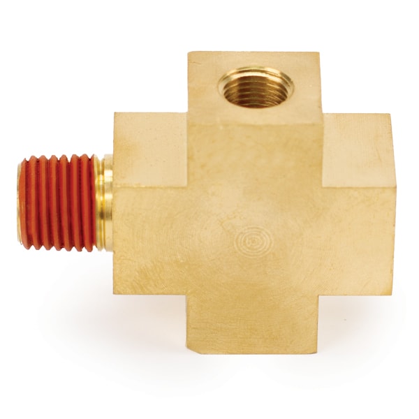 1/4 M X 1/4 F X 1/4 F X 1/8 F, Npt, 4-Way Fitting