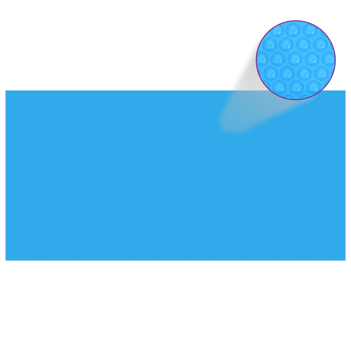 Vidaxl Rectangular Pool Cover 472.4'X236.2' Pe Blue