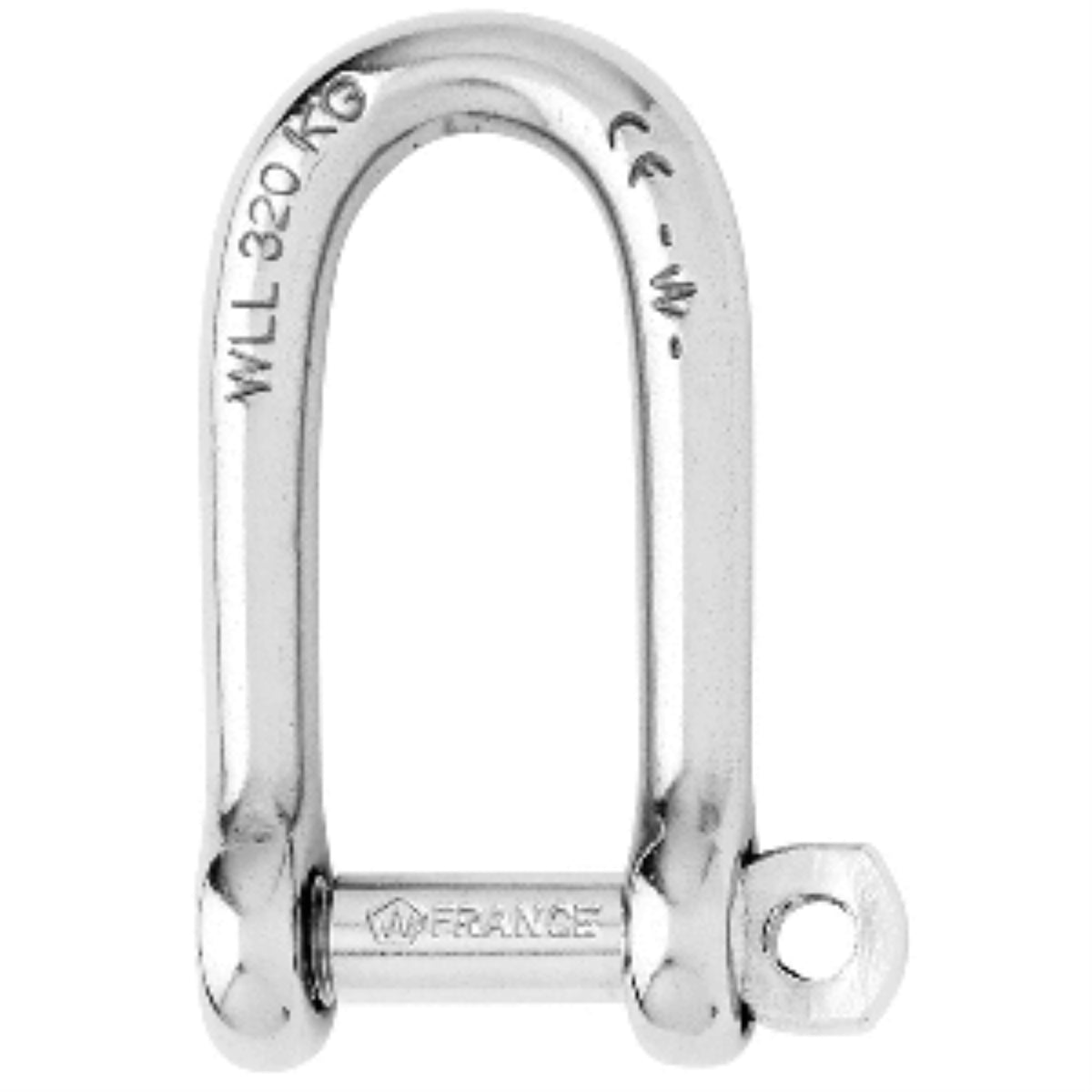 Wicahrd Self-Locking Long D Shackle - Diameter 5Mm - 3/16'