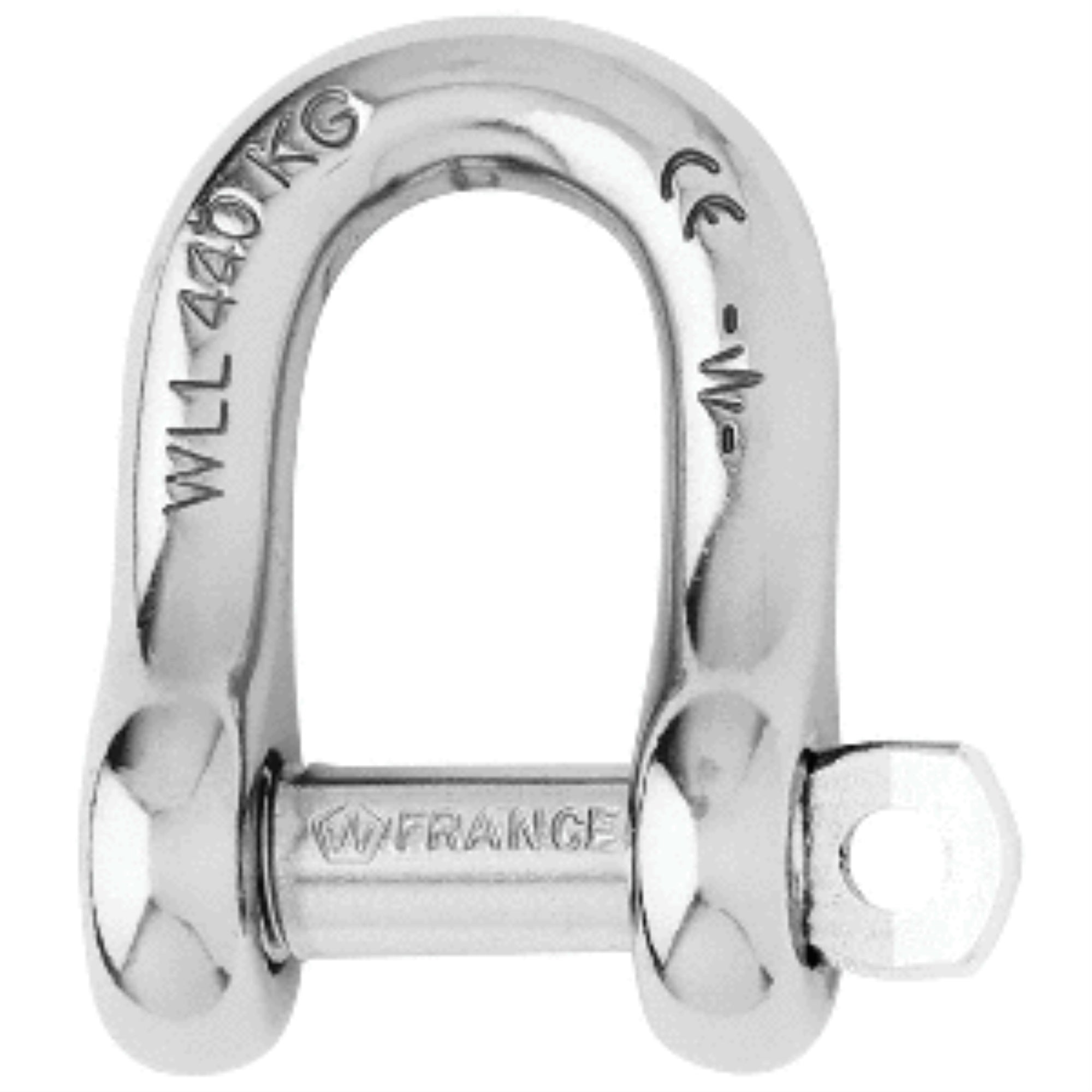 Wichard Captive Pin D Shackle - Diameter 4Mm - 5/32'