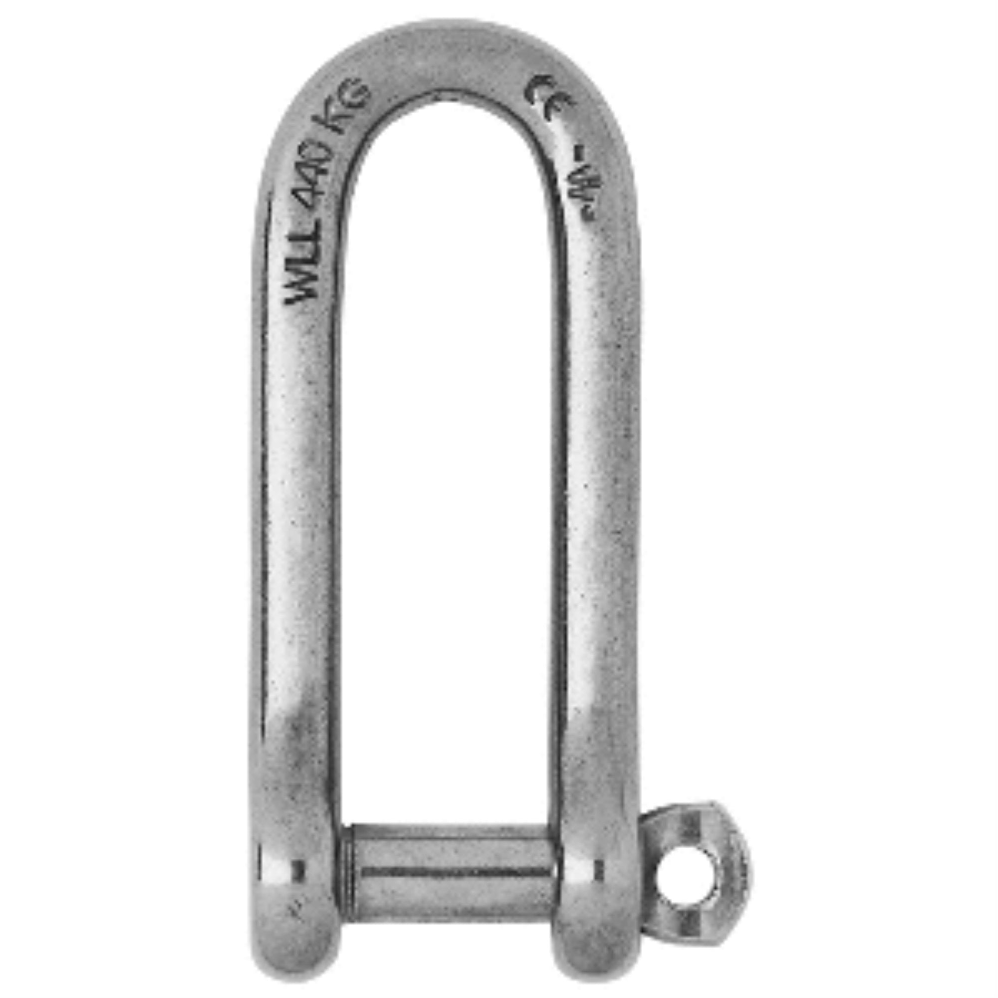 Wichard Captive Pin Long D Shackle - Diameter 6Mm - 1/4'