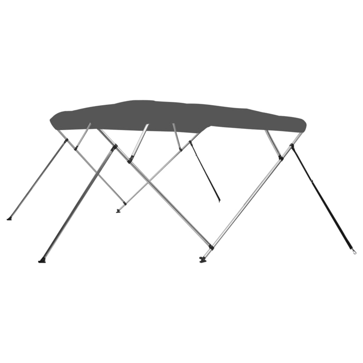 Vidaxl 4 Bow Bimini Top Anthracite 95.7'X77.2'X53.9'