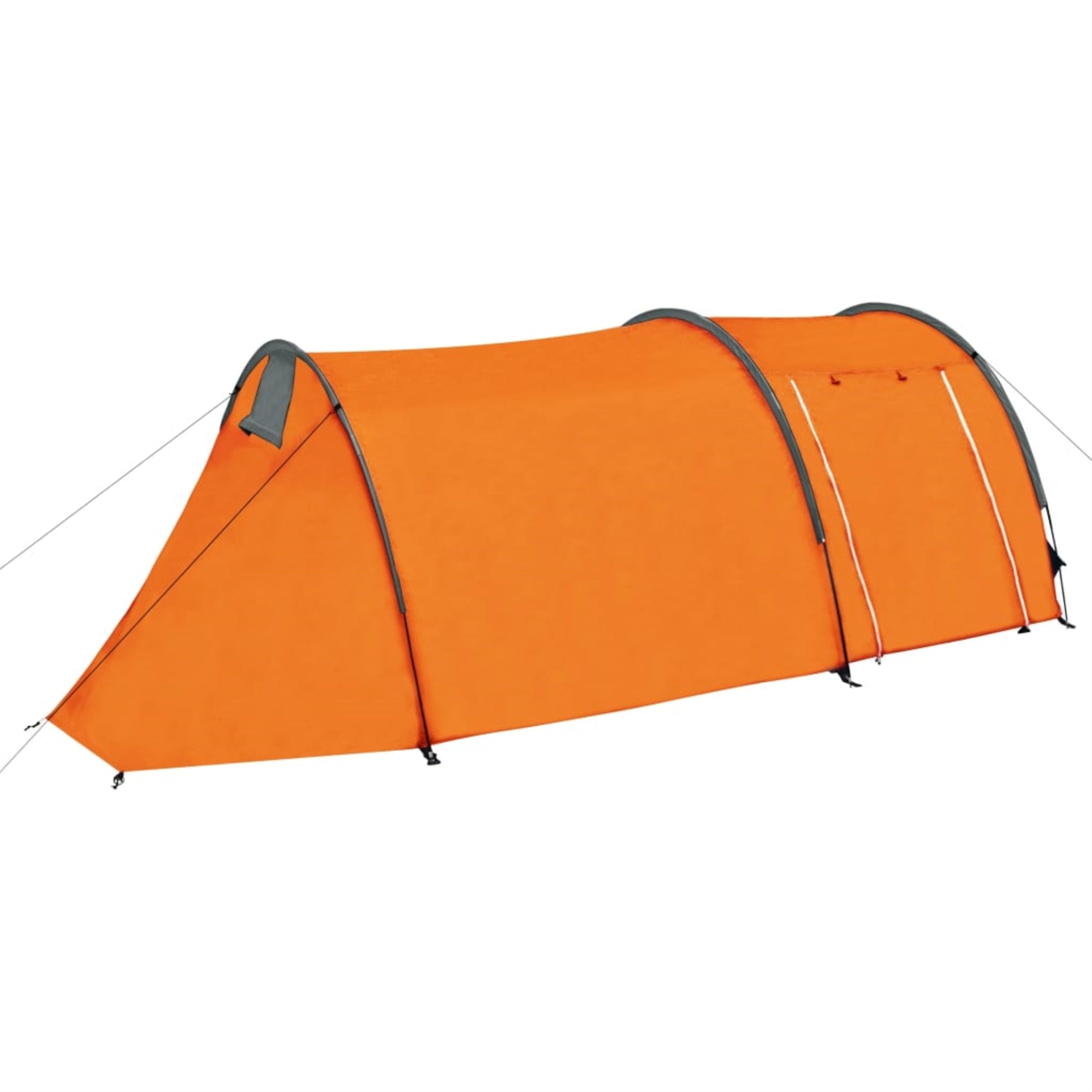 Vidaxl Camping Tent 4 Persons Gray And Orange