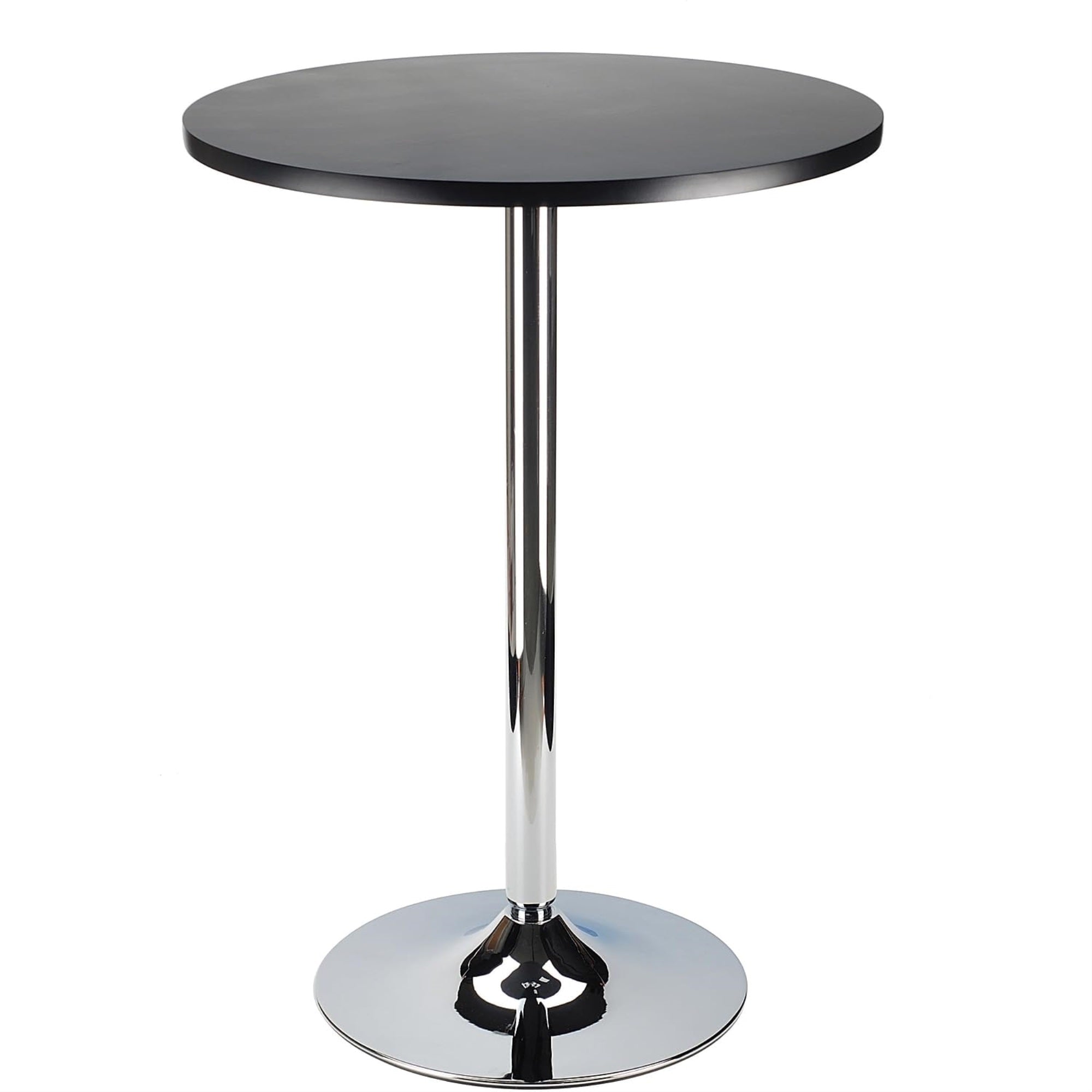 Casafoyer 93624 Spectrum 39.76-Inch x 23.66-Inch x 23.66-Inch MDF Round Pub Table, Black