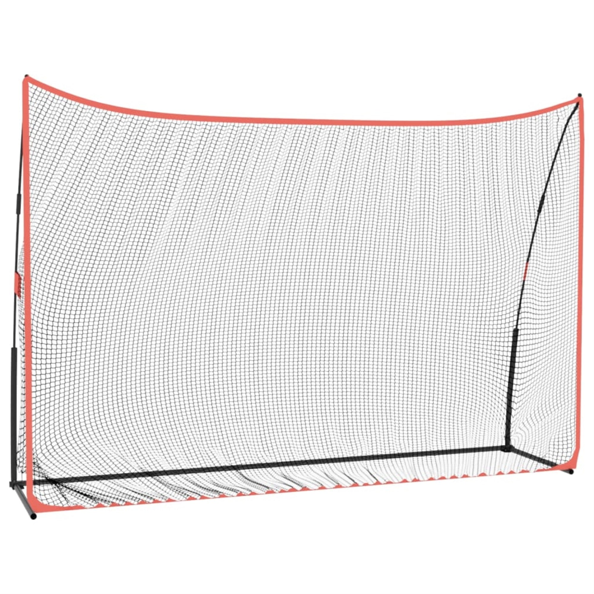 Vidaxl Golf Practice Net Black And Red 120.1'X35.8'X83.9' Polyester