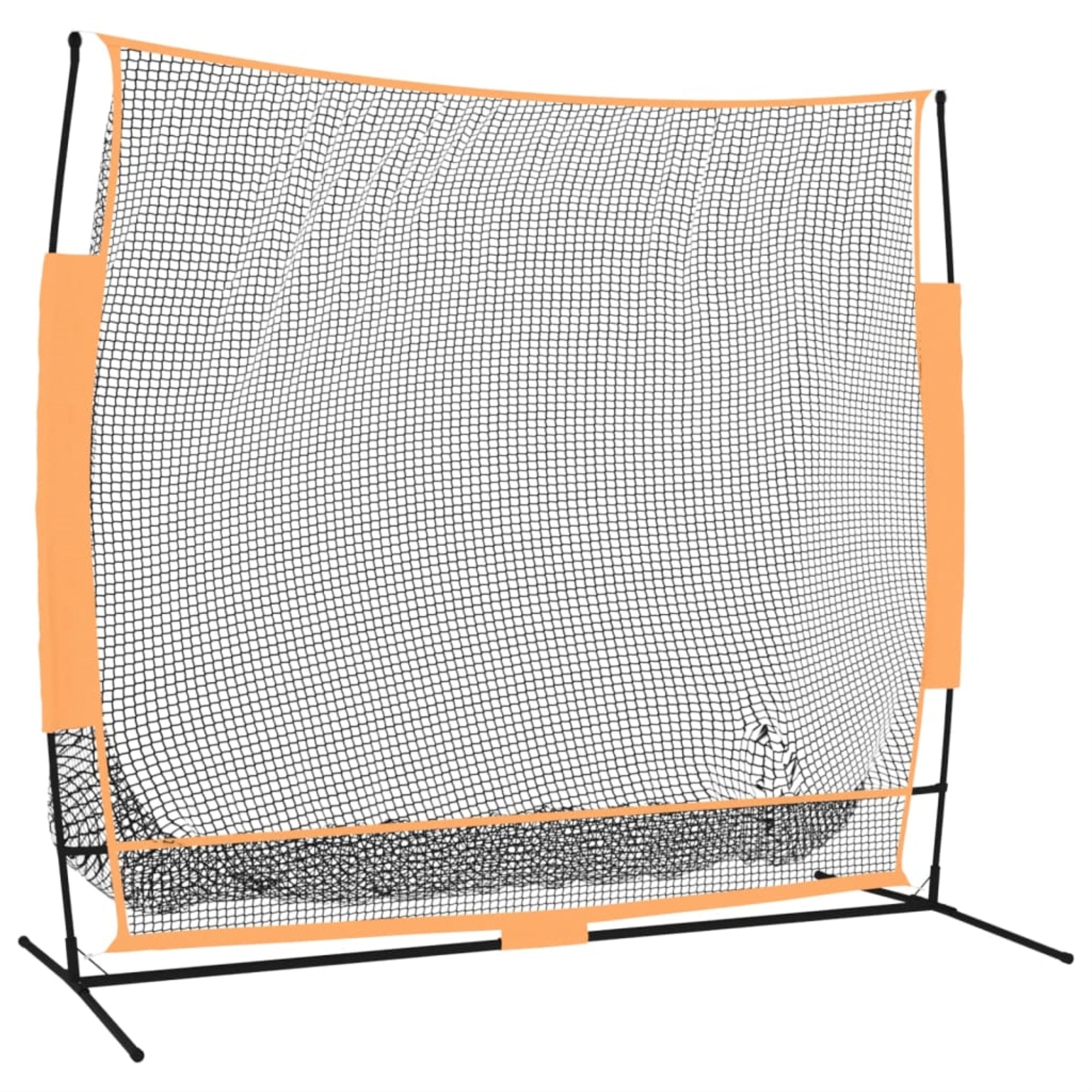 Vidaxl Golf Practice Net Black And Orange 84.6'X42.1'X85' Polyester