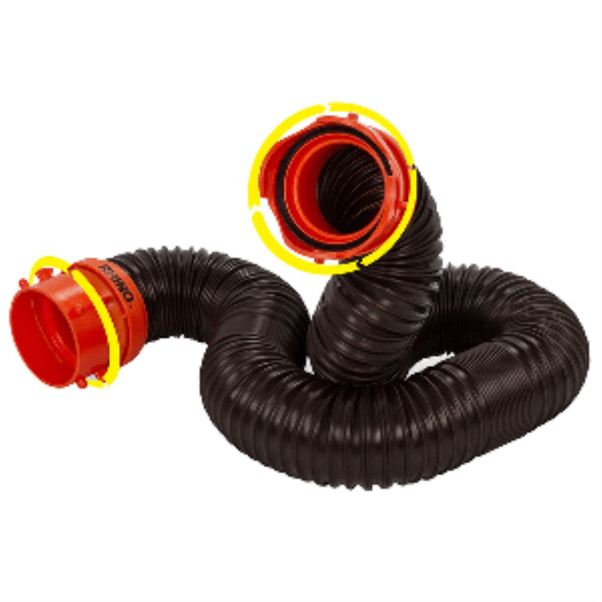 Camco Rhinoflex 5&#39; Sewer Hose Extension W/Swivel Bayonet &Amp; Lug
