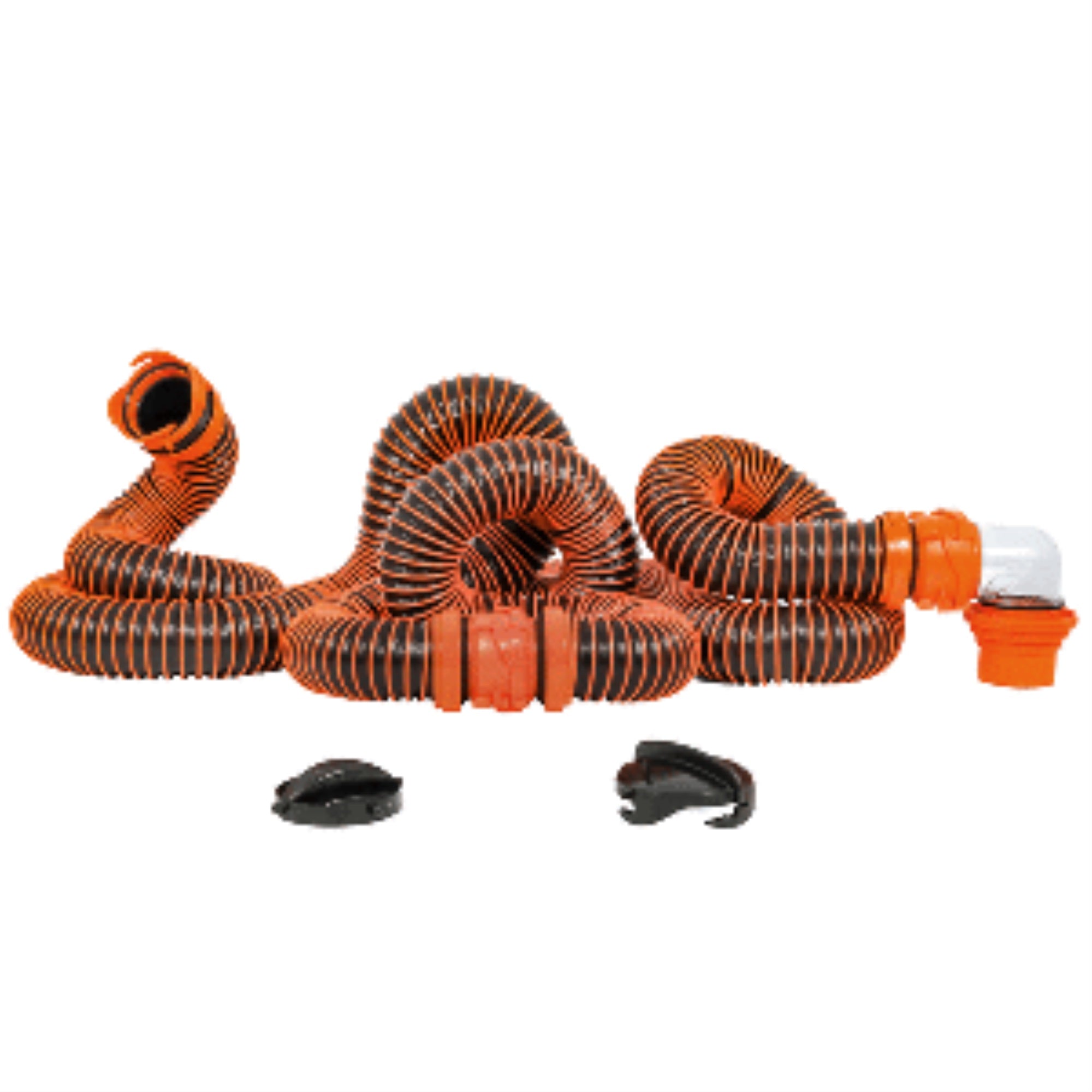 Camco Rhinoextreme 20' Sewer Hose Kit W/4 In 1 Elbow Caps