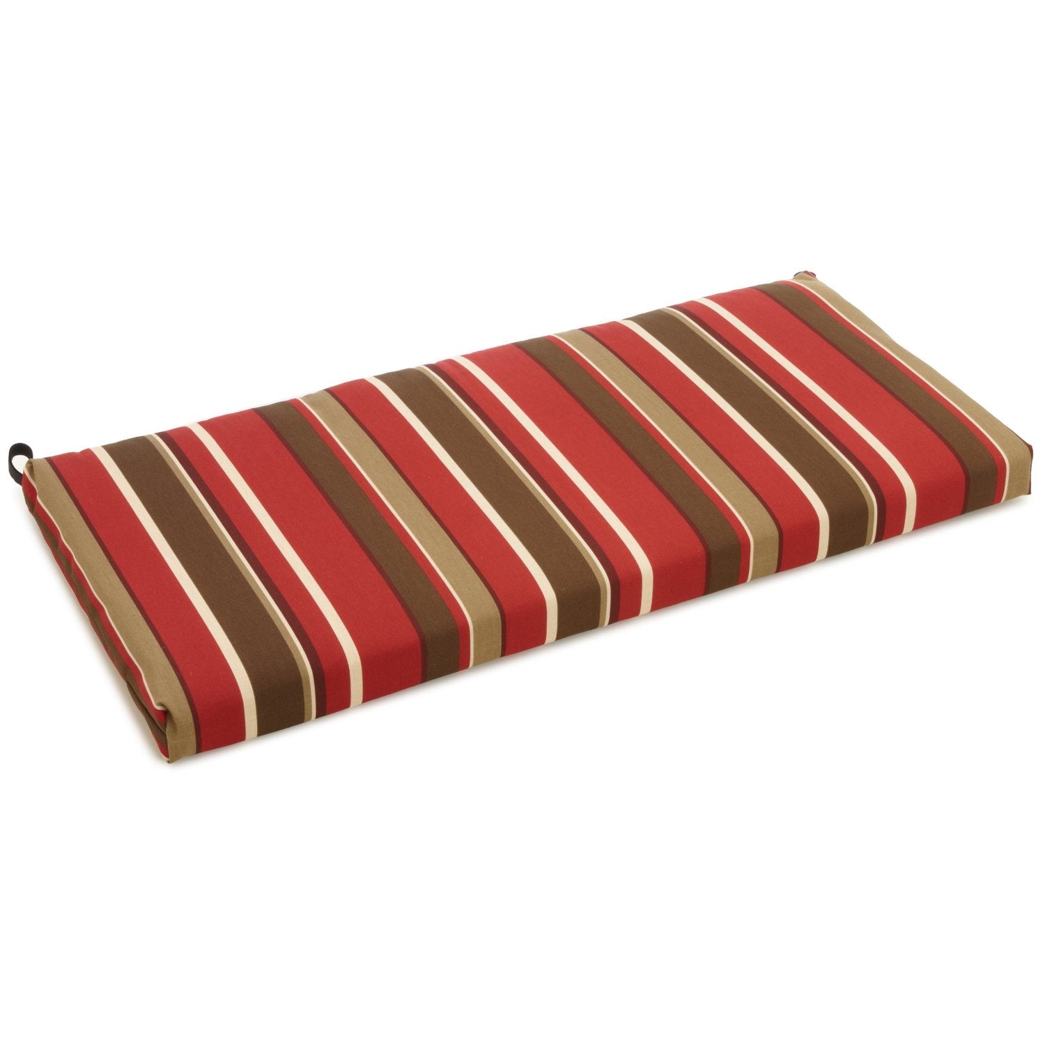 40-inch by 19-inch Outdoor Spun Polyester Loveseat Cushion - Monserrat Sangria