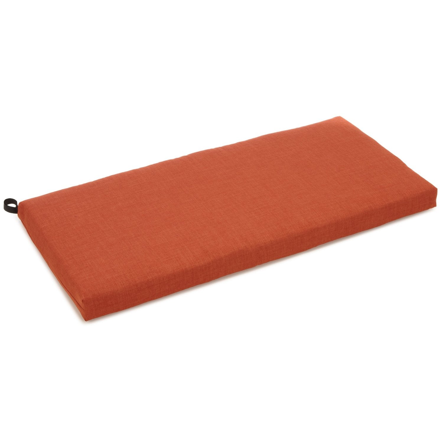 40-inch by 19-inch Outdoor Spun Polyester Loveseat Cushion - Cinnamon