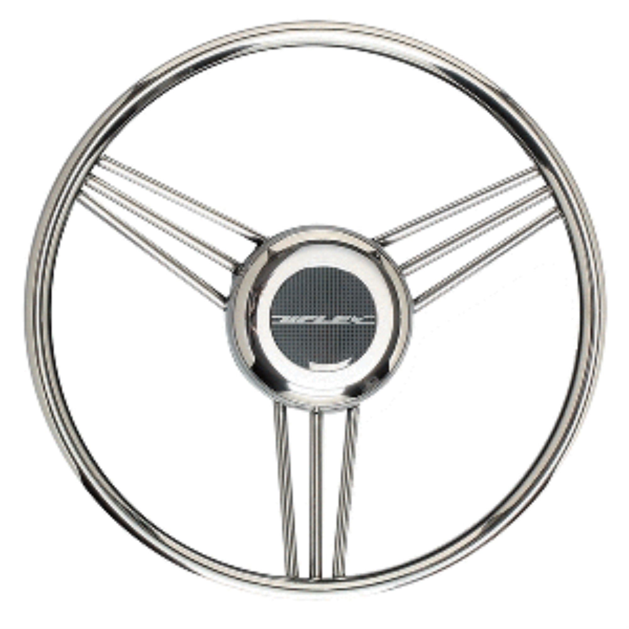 Uflex V27 13.8' Steering Wheel - Stainless Steel Grip &Amp; Spokes
