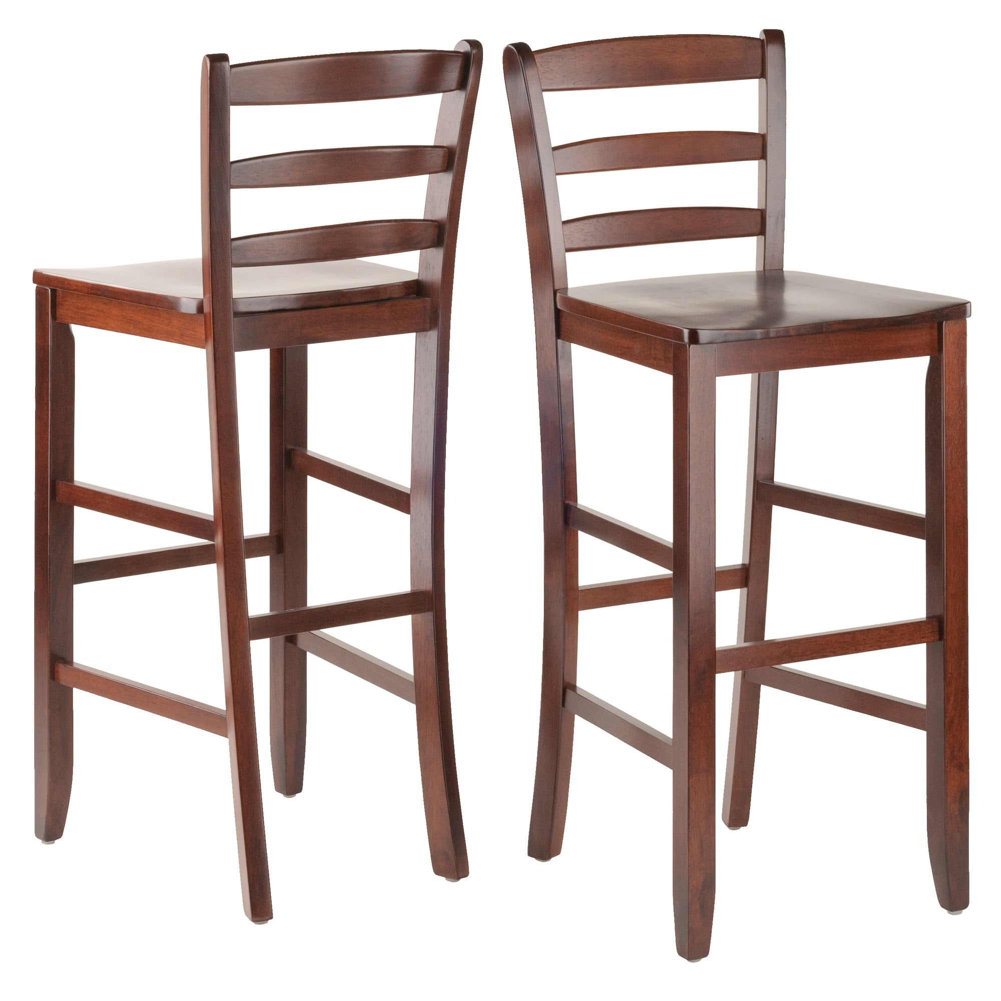 Casafoyer 30-Inch Ladder Back Stools: Timeless Design, Perfect for High Pub Tables