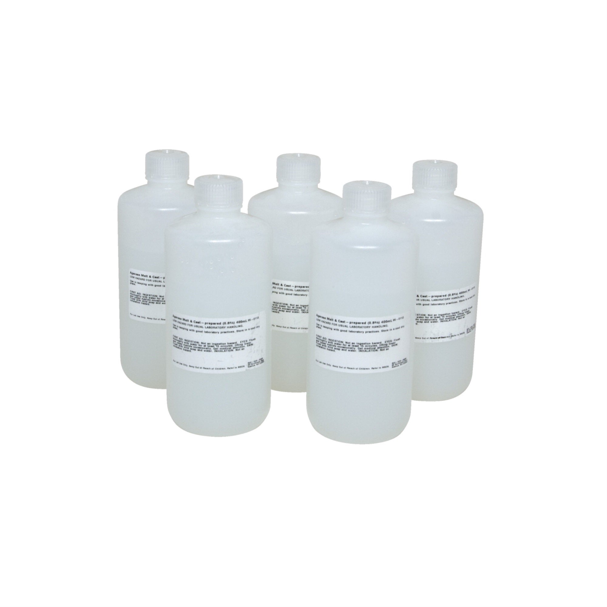 Neosci Reagent Grade Agarose Gel, Melt And Cast 0.8%, 400 Ml, Pack Of 5