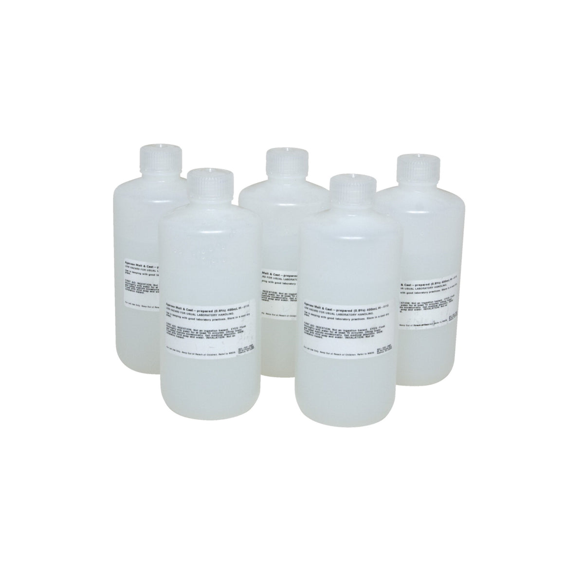 Neosci Reagent Grade Agarose Gel, Melt And Cast 0.8%, 400 Ml, Pack Of 5