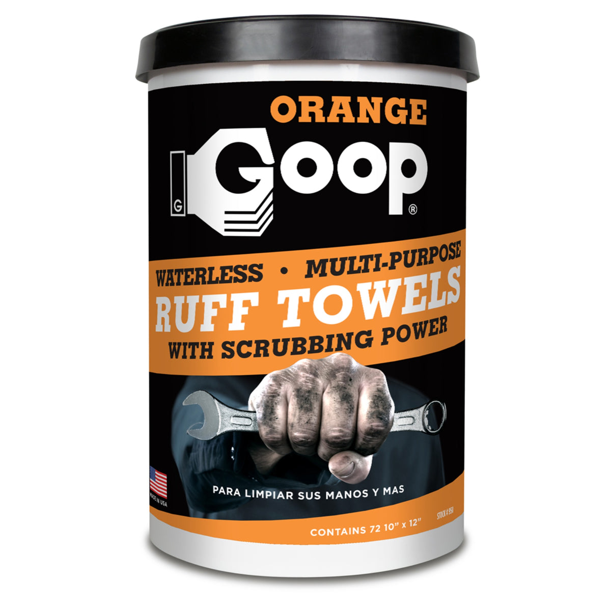 72Ct Orange Ruff Towels